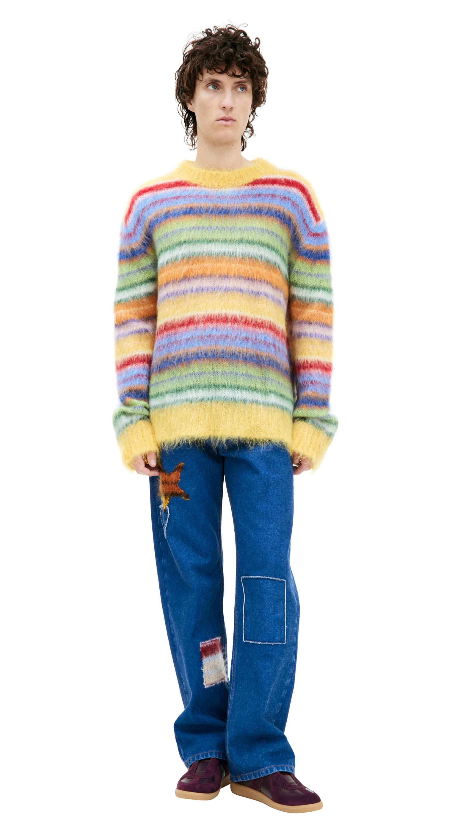 Marni Striped mohair sweater