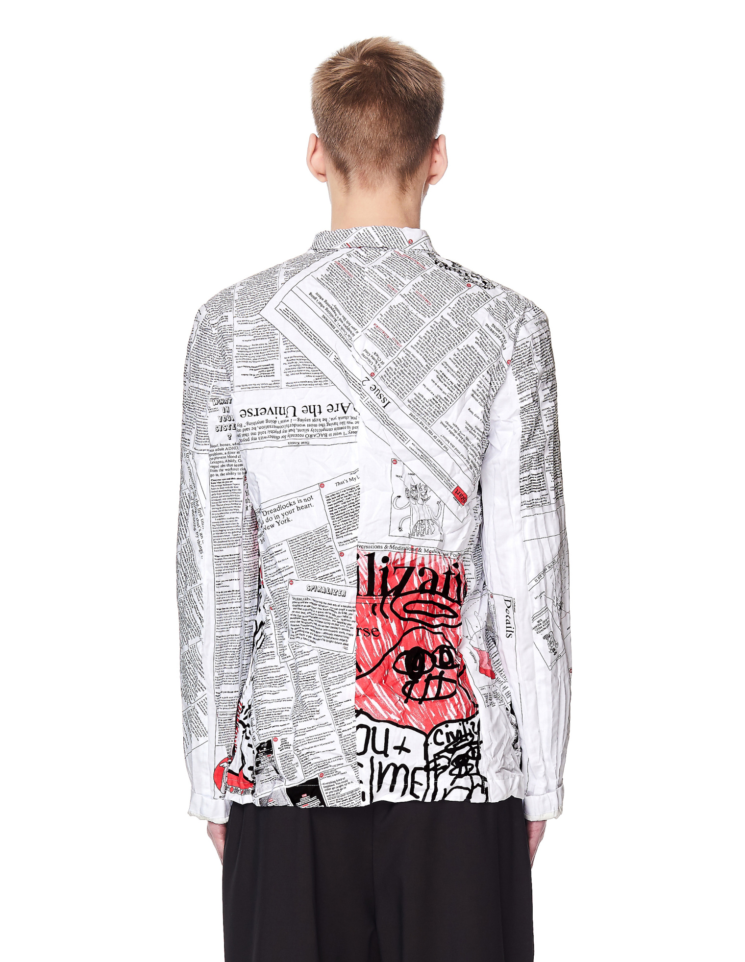 Junya Watanabe White Printed Jacket