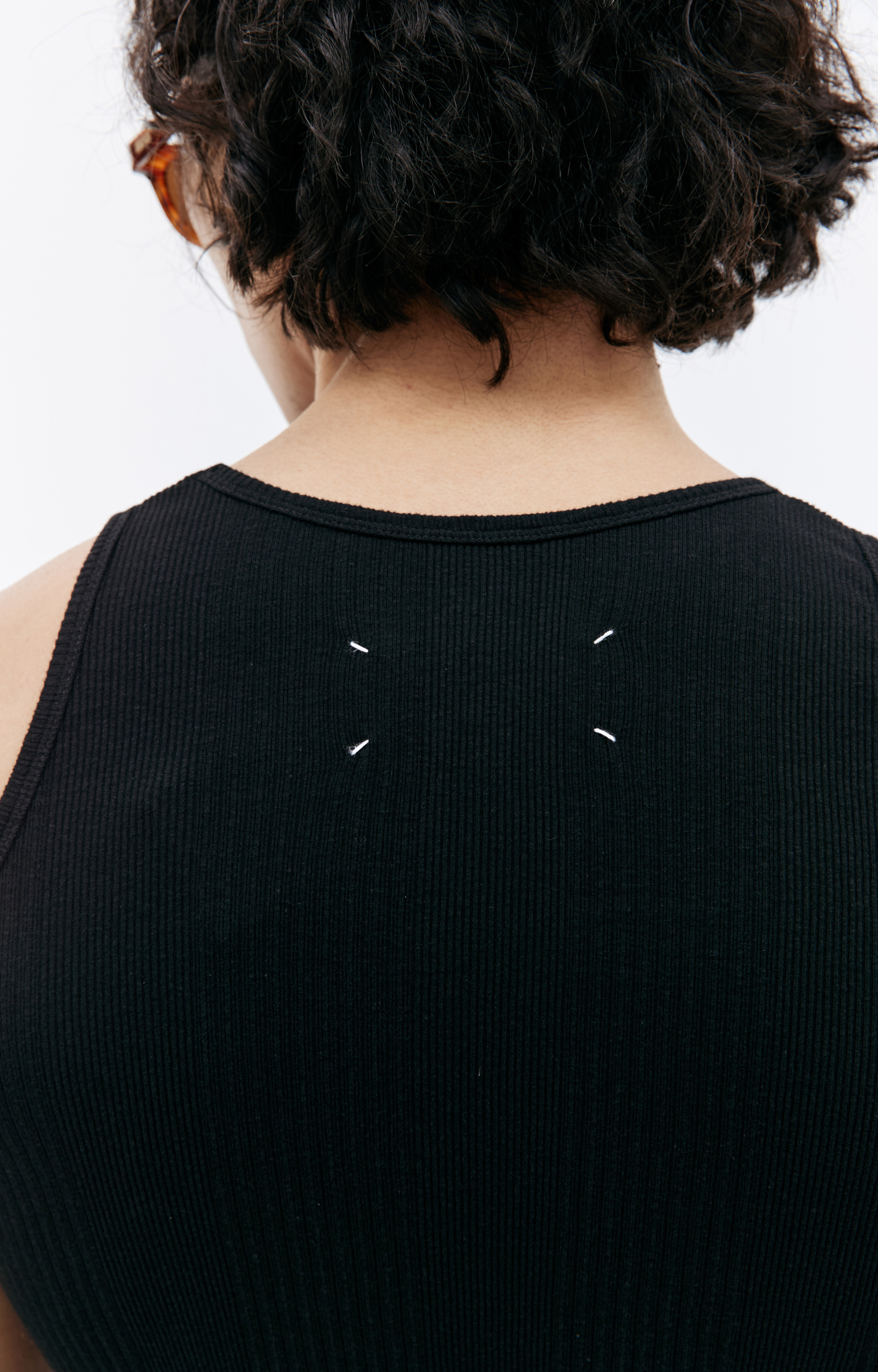 Maison Margiela Ribbed knit tank top