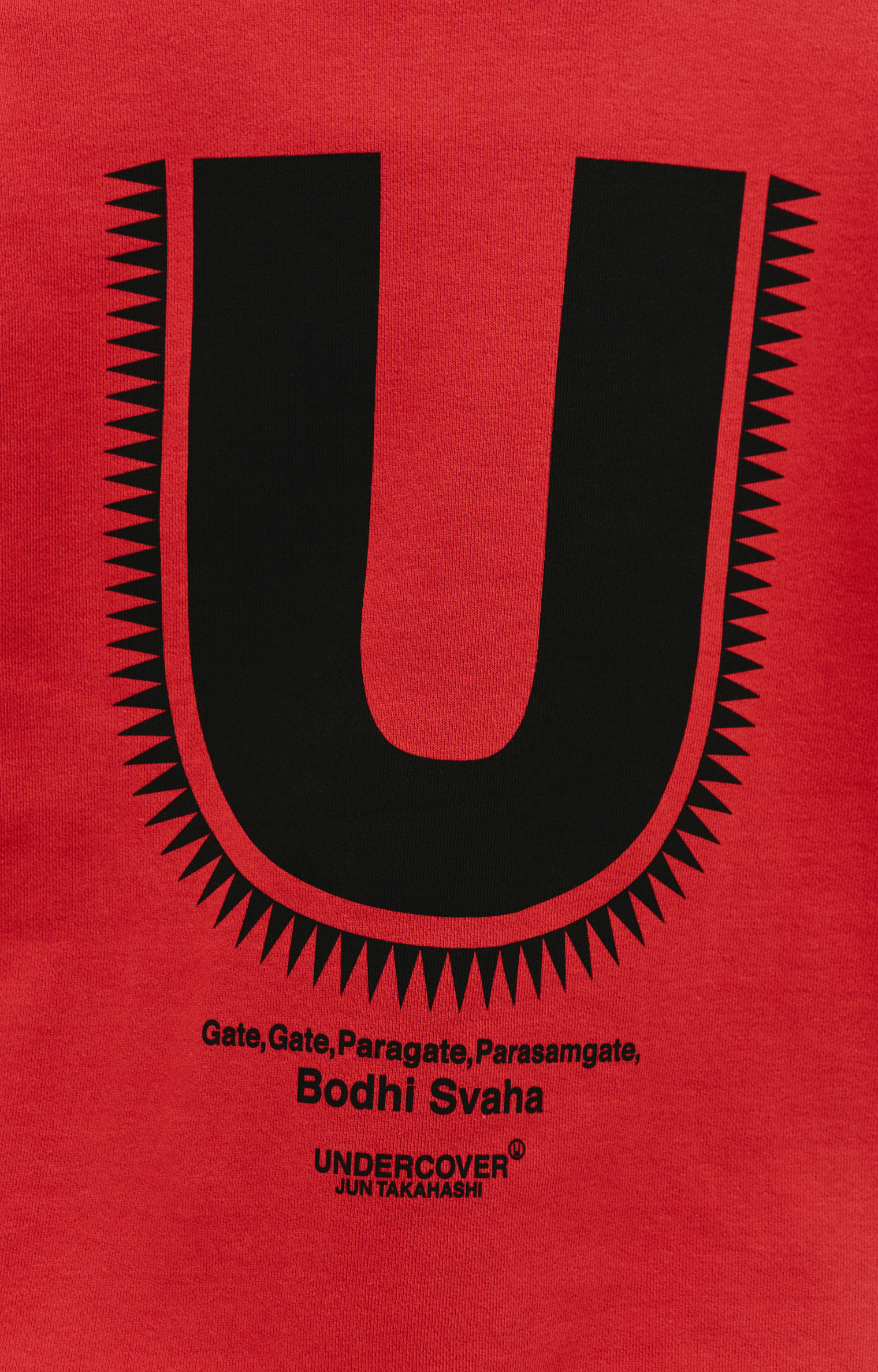 Undercover Red \'U\' sweatshirt