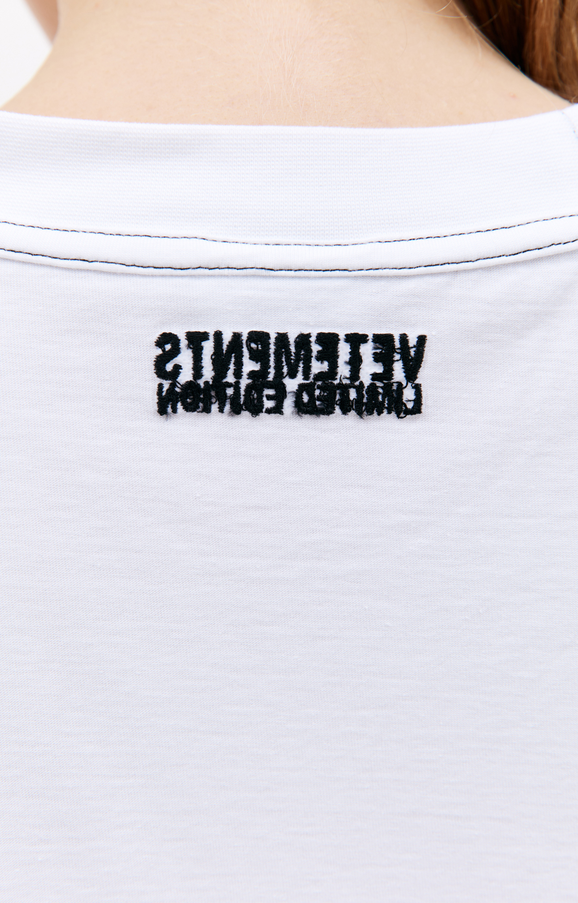 VETEMENTS Oversized inside-out t-shirt