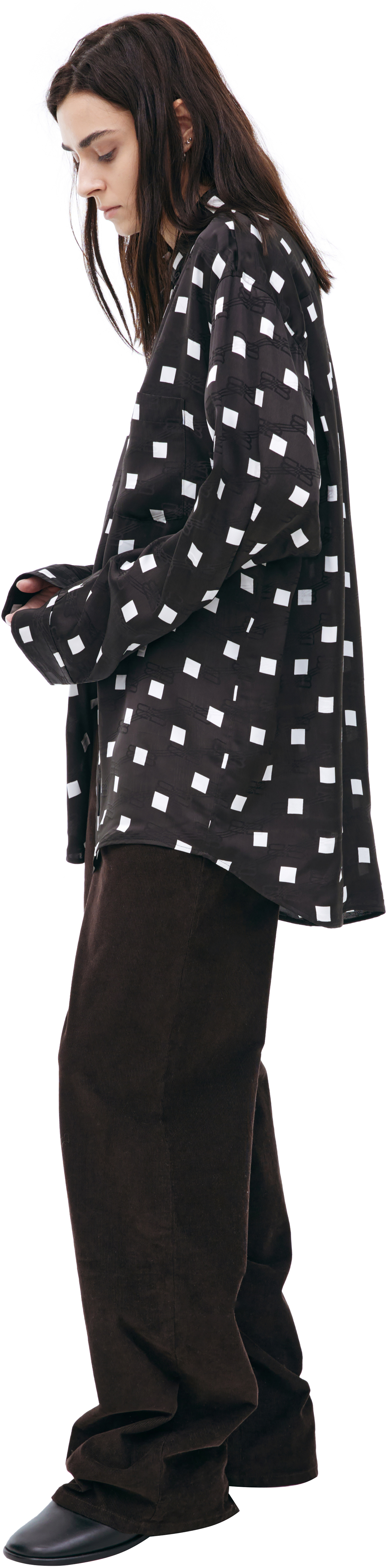Balenciaga Oversize monoprint shirt