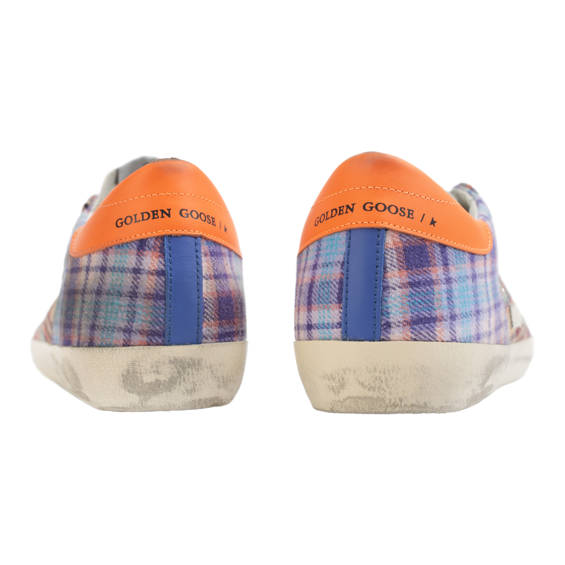 Golden Goose Superstar Check Multicolor Sneakers