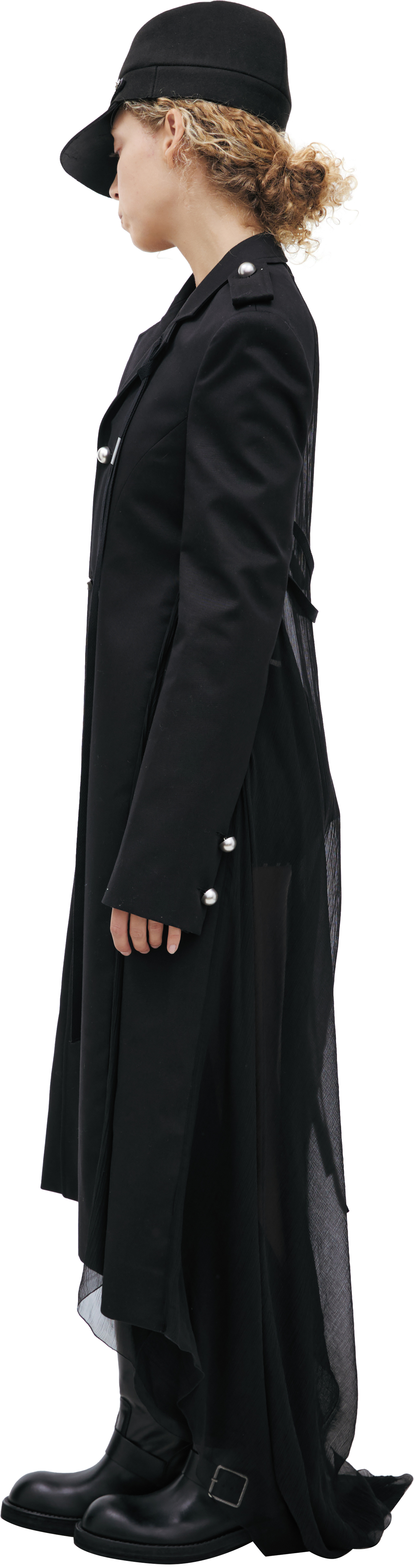 Ann Demeulemeester Asymmetrical coat