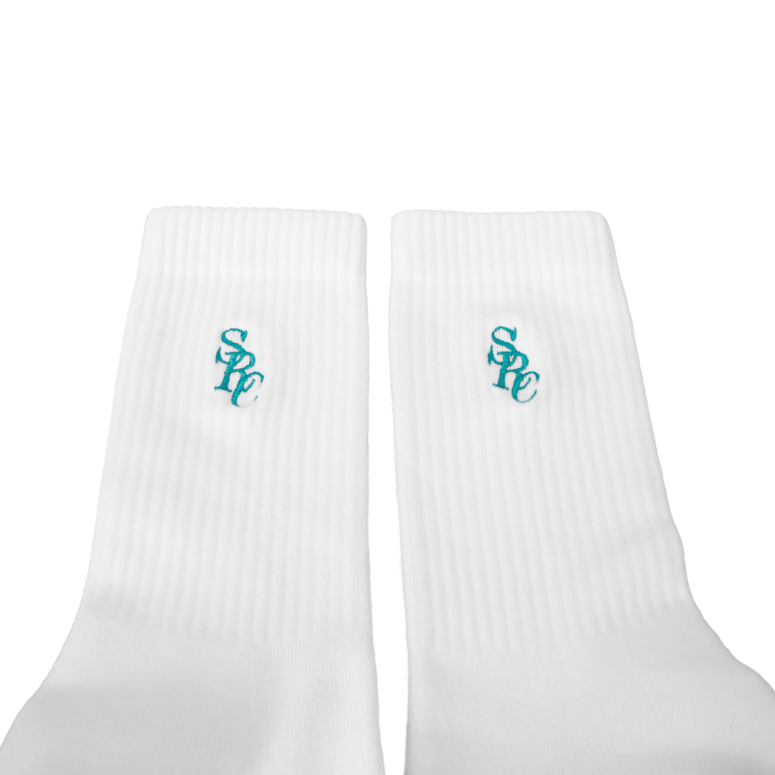 SPORTY & RICH SRC embroidered logo socks