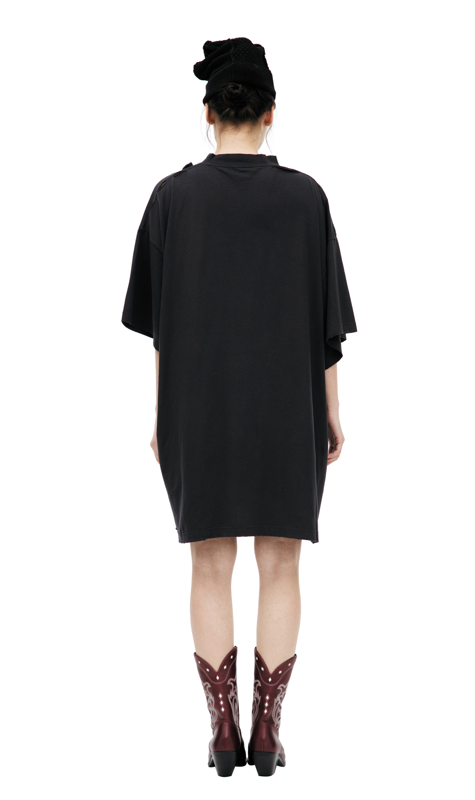Balenciaga Dark grey logo t-shirt