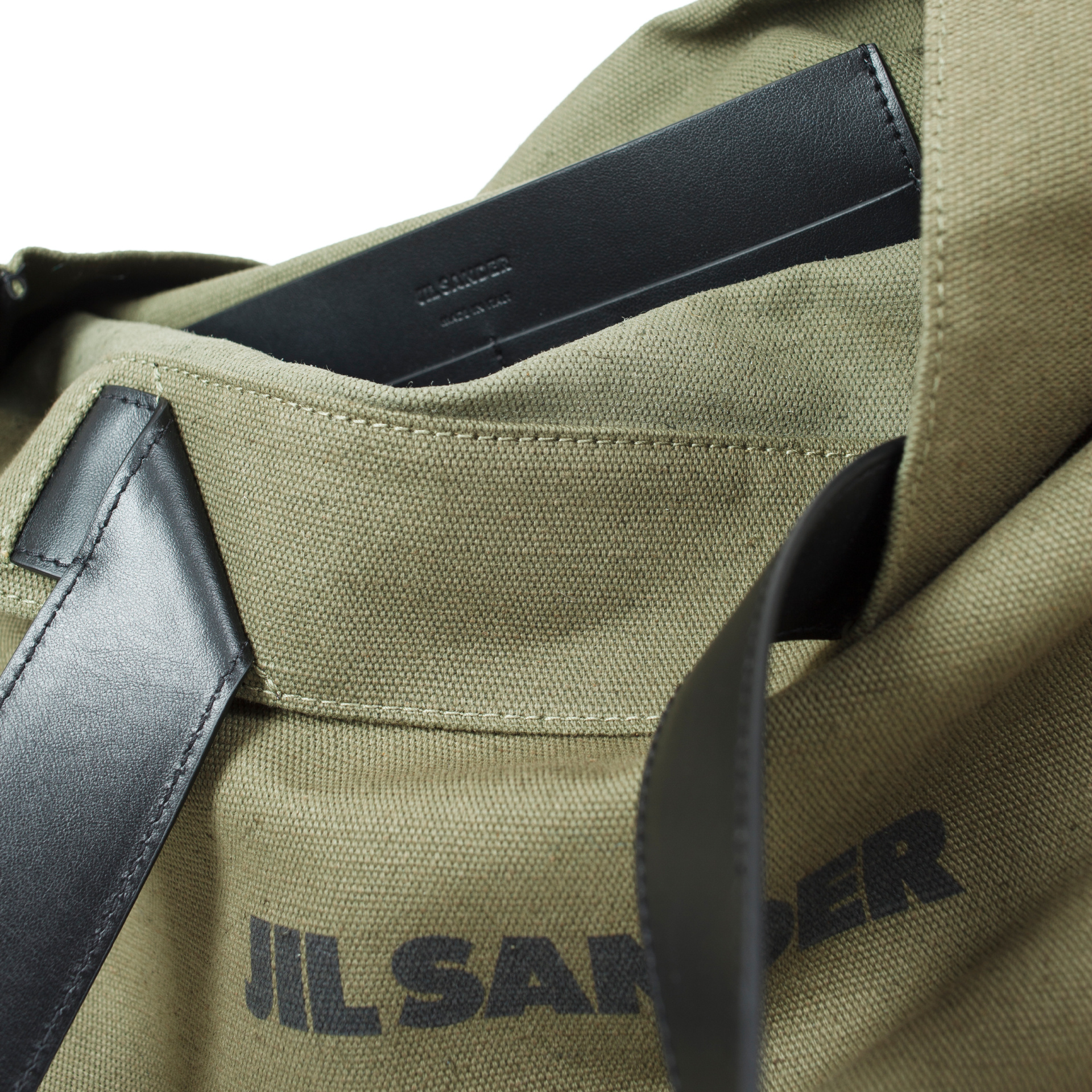 Jil Sander Logo print shopper bag