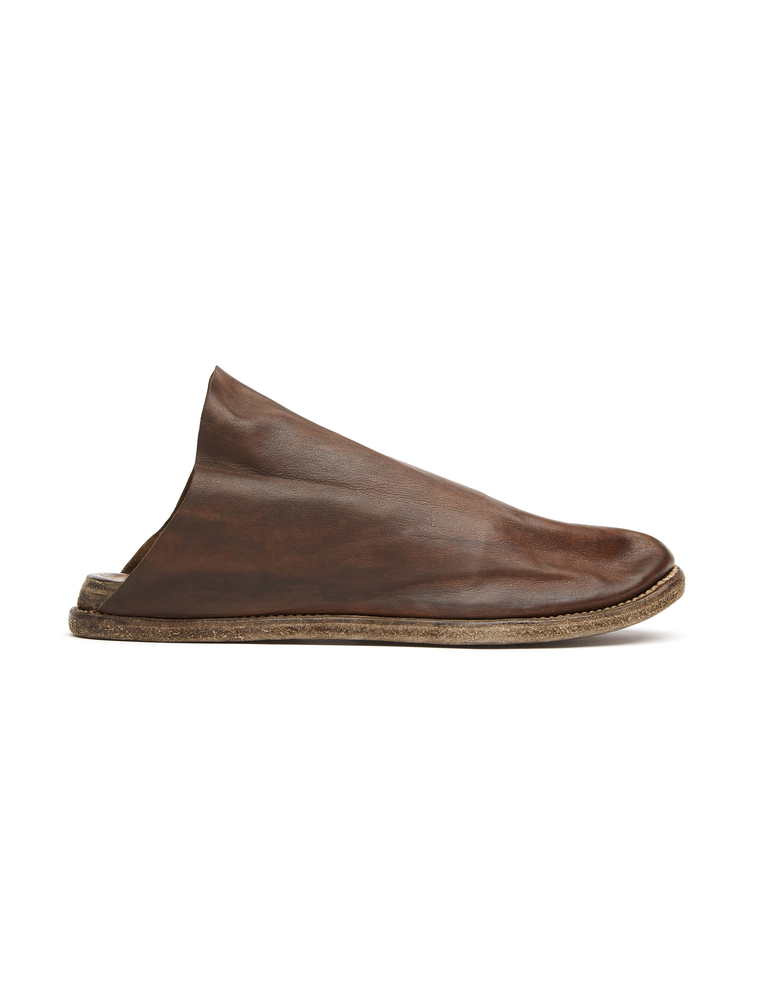 Guidi Distressed Leather Mules