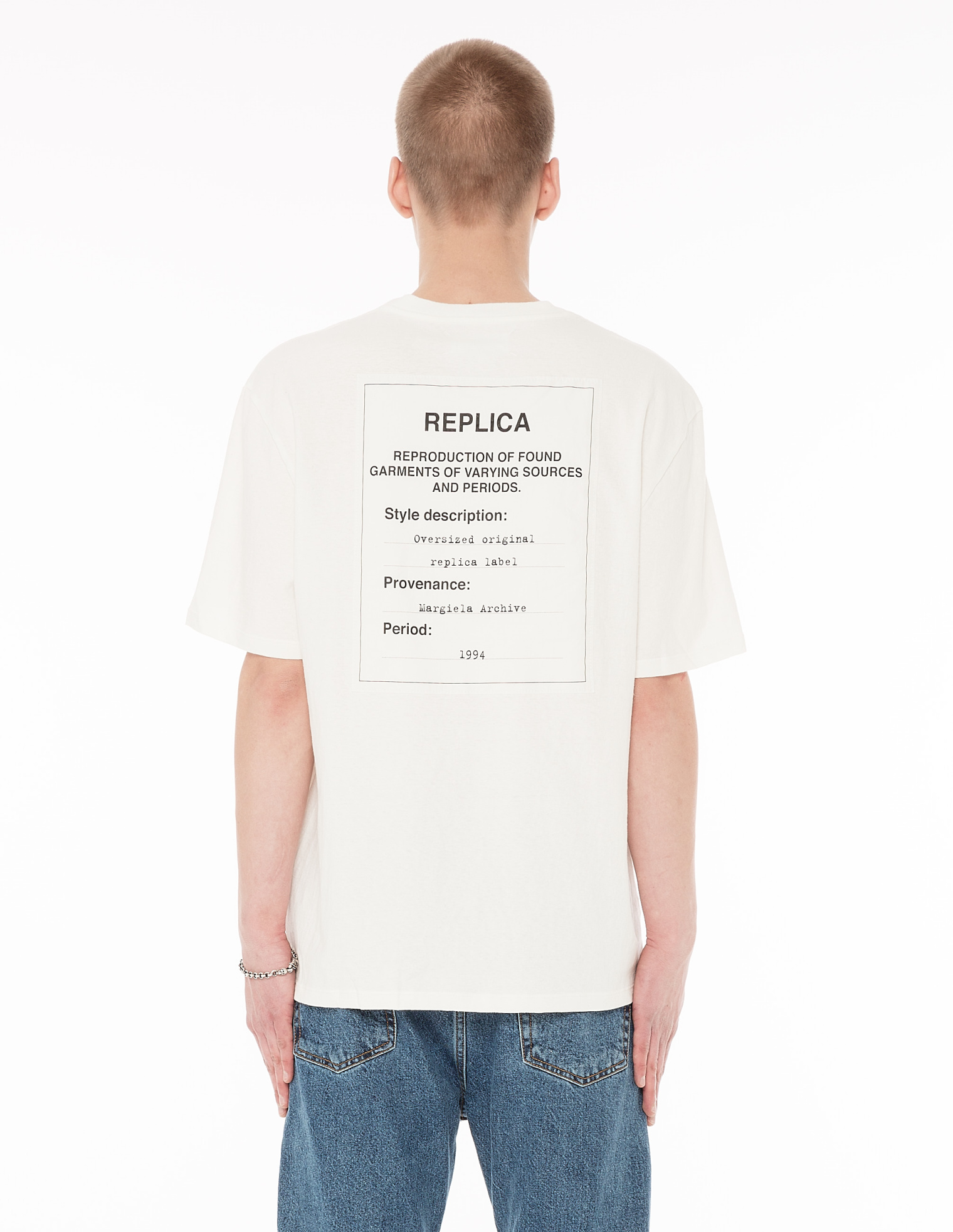 Maison Margiela Archive Replica patch cotton T-shirt