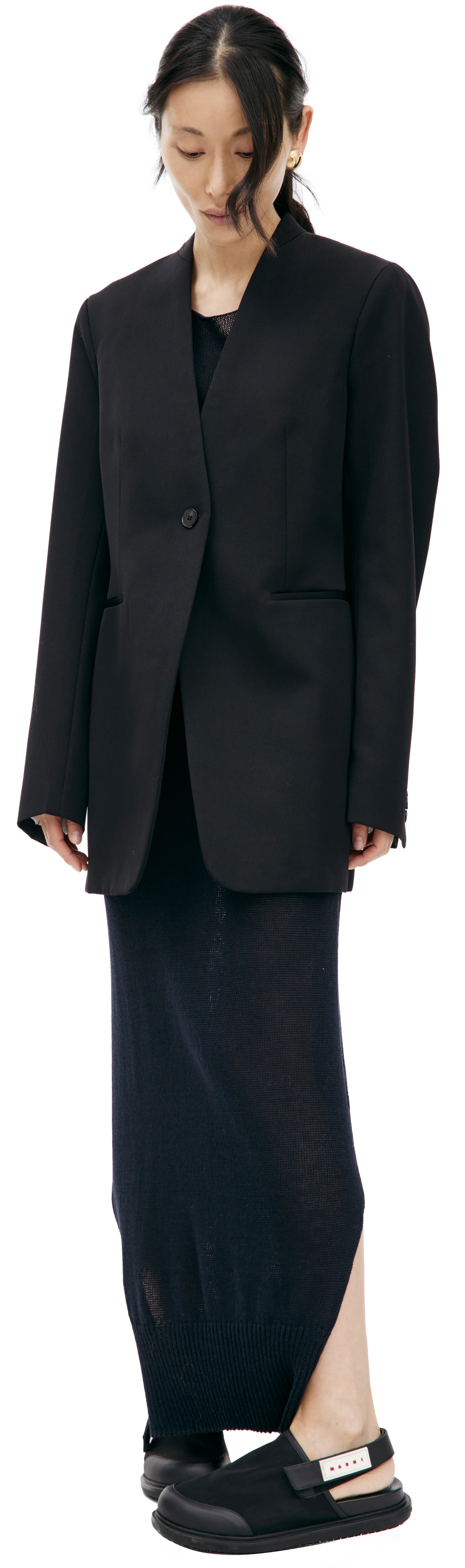 Jil Sander Wool blazer with one button