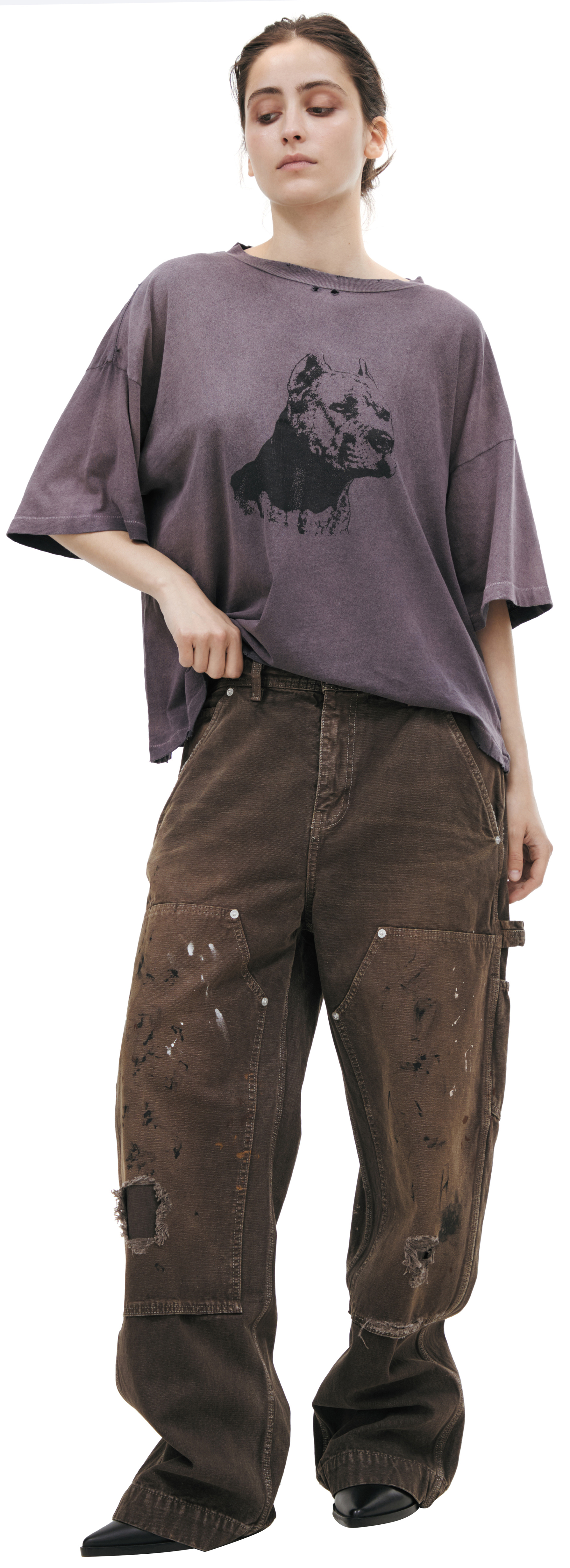 Enfants Riches Déprimés Jeans with a distressed look
