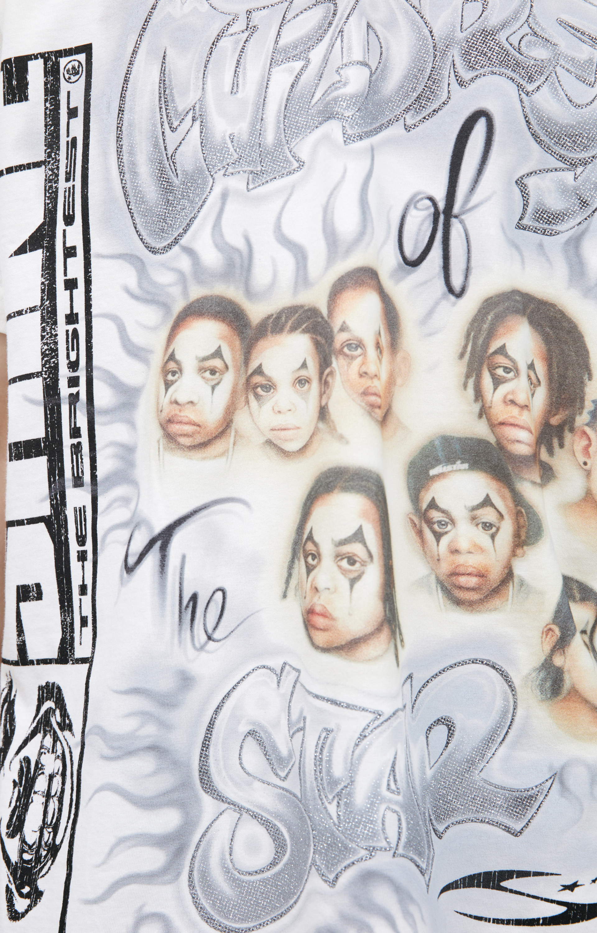 Hellstar White print T-shirt