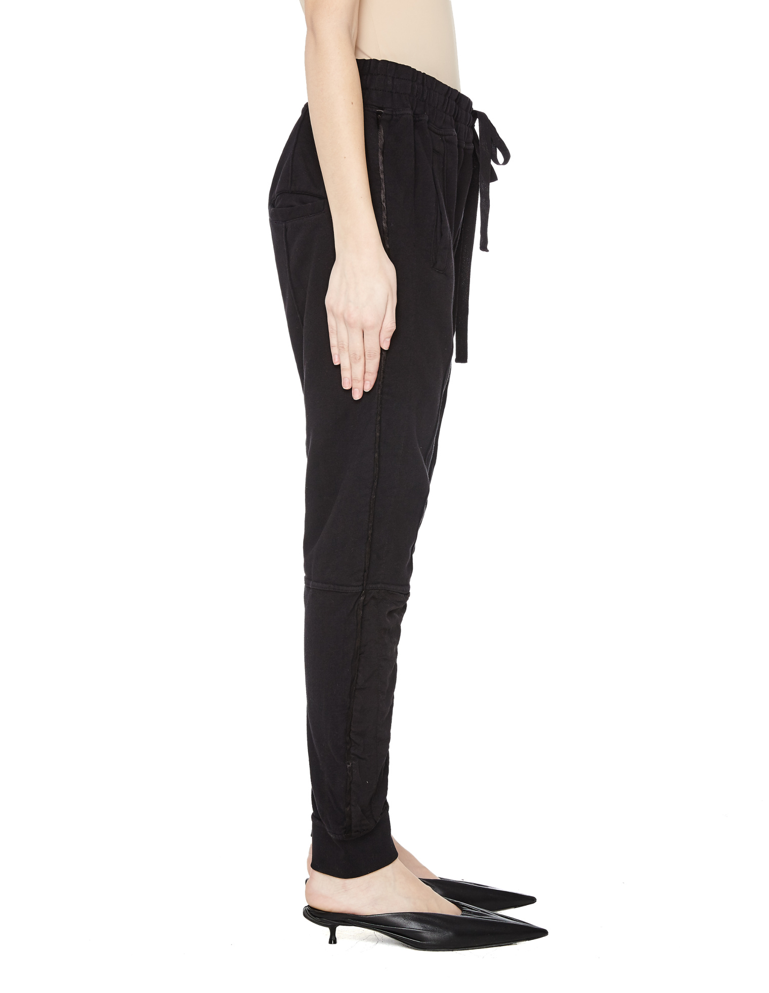 Haider Ackermann Хлопковые брюки-треники на кулиске