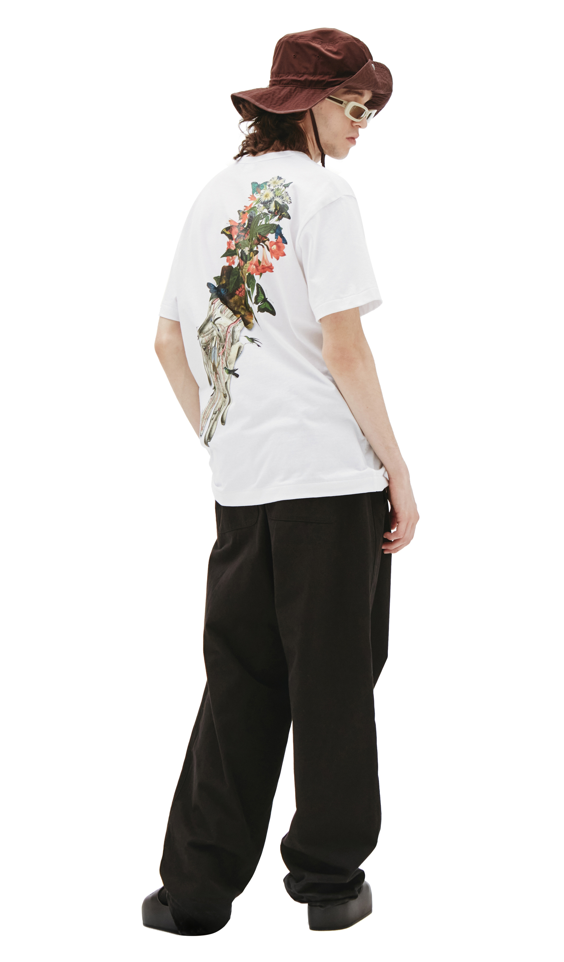 Comme des Garcons Homme plus Featuring botanical print T-shirt