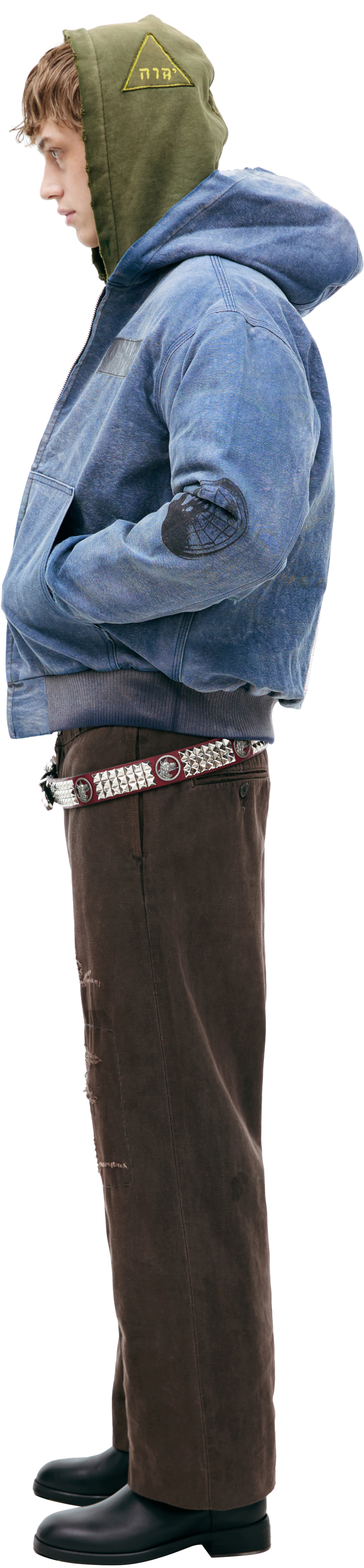 Enfants Riches Déprimés Denim jacket with patches