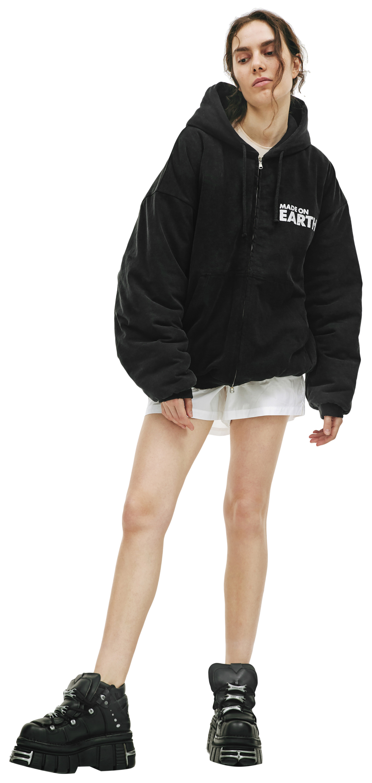 VETEMENTS Made on earth bomber jacket