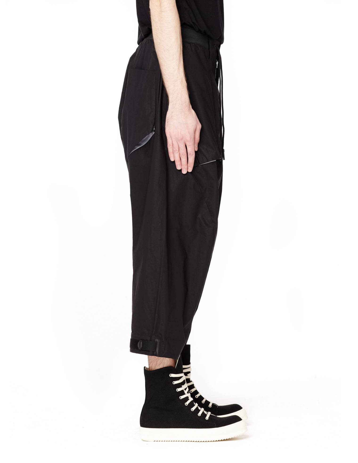 Y-3 Cropped black Military Space Pants