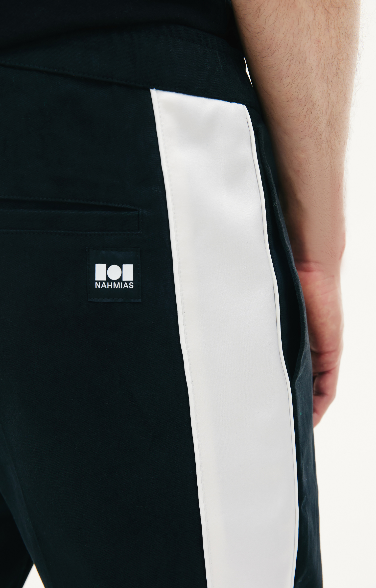 Nahmias Black drawstring sweatpants