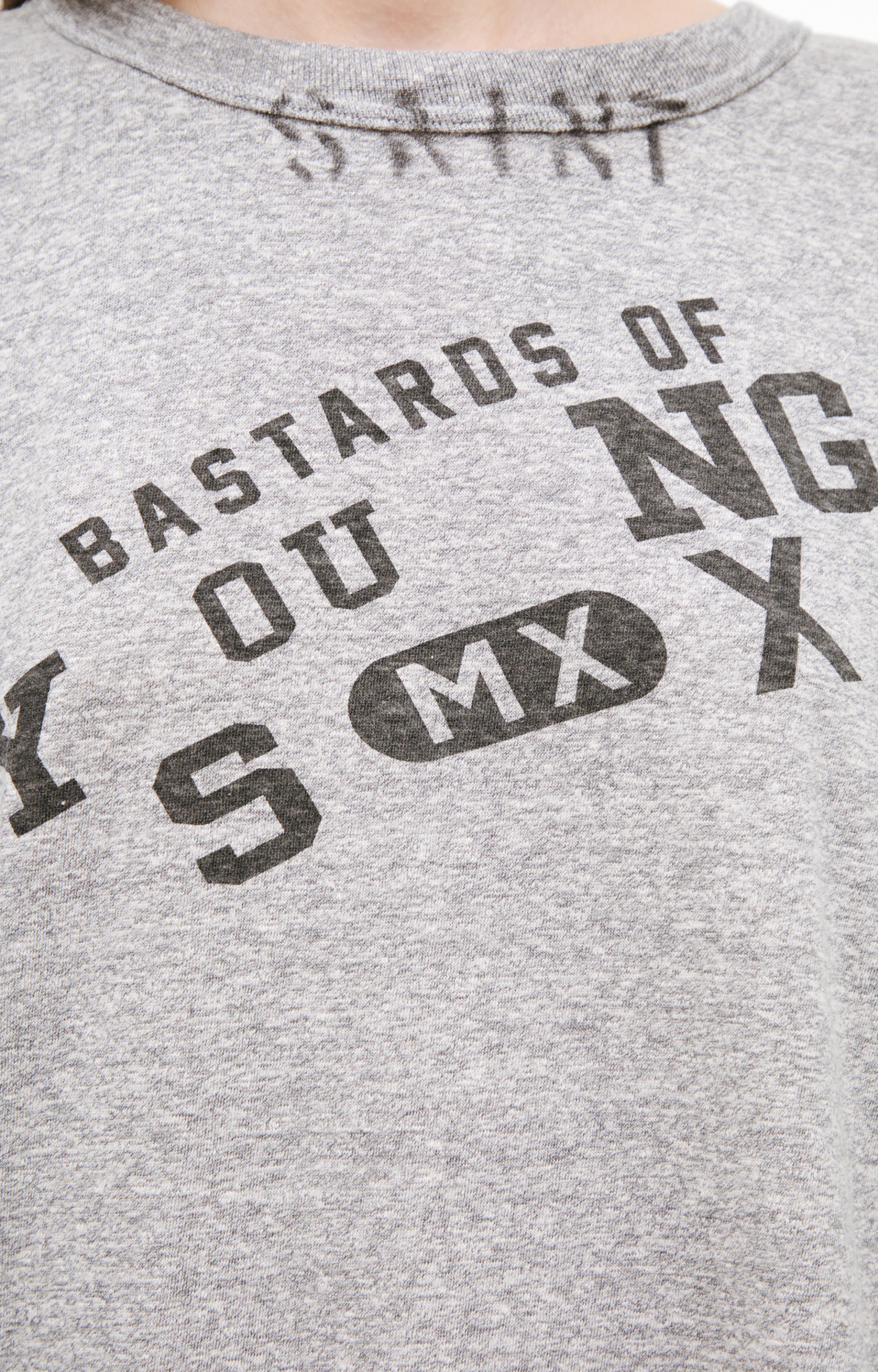 Saint Mxxxxxx Grey T-shirt with print