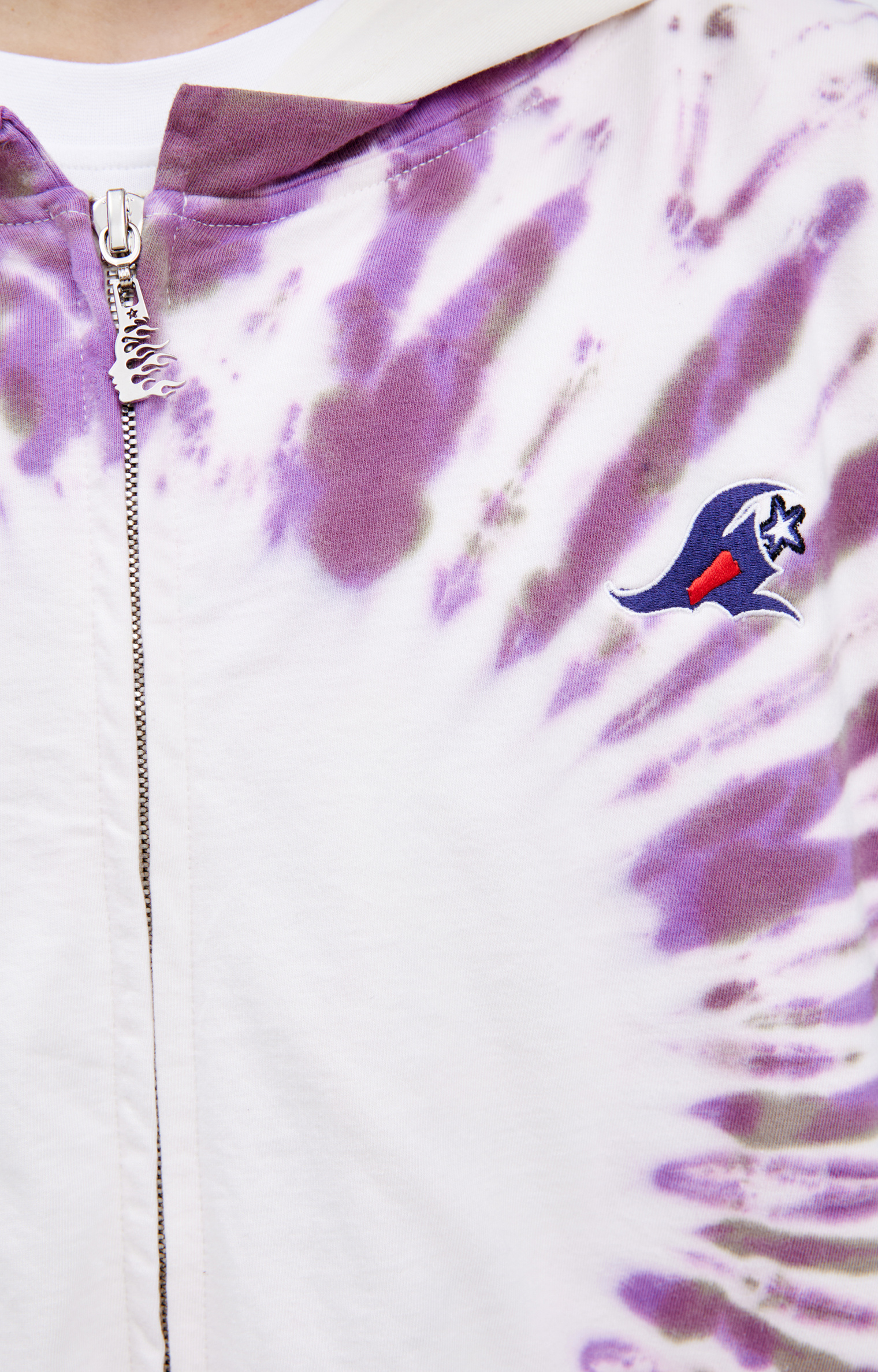 Hellstar White monoprint hoodie