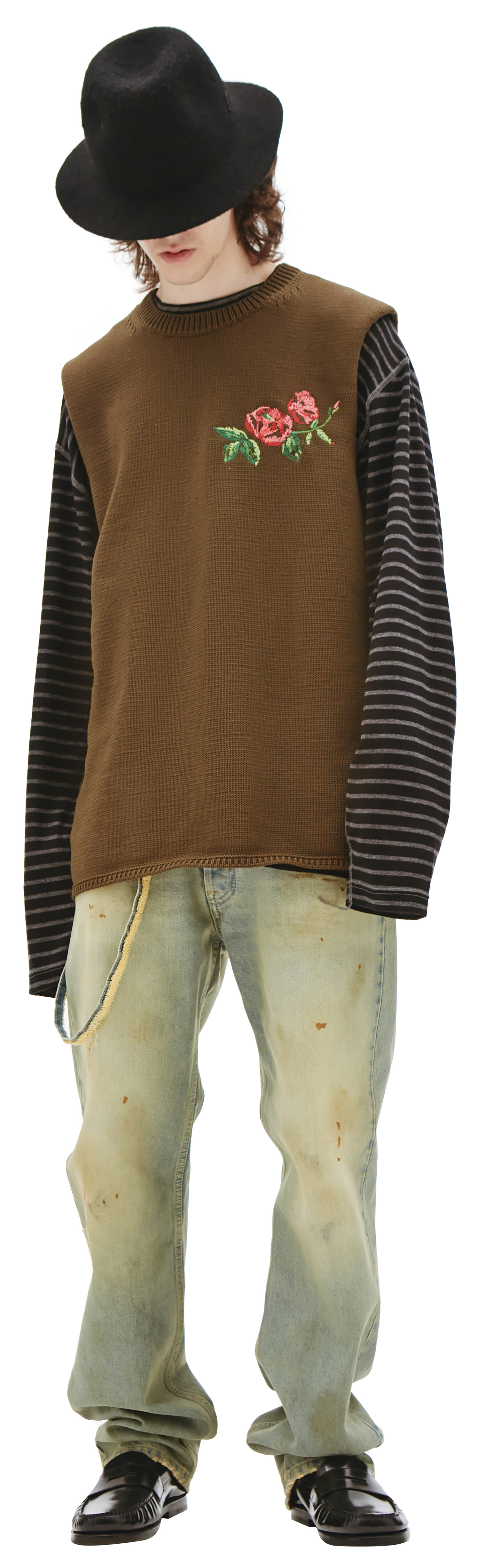 Comme des Garcons Homme plus Khaki Knit vest