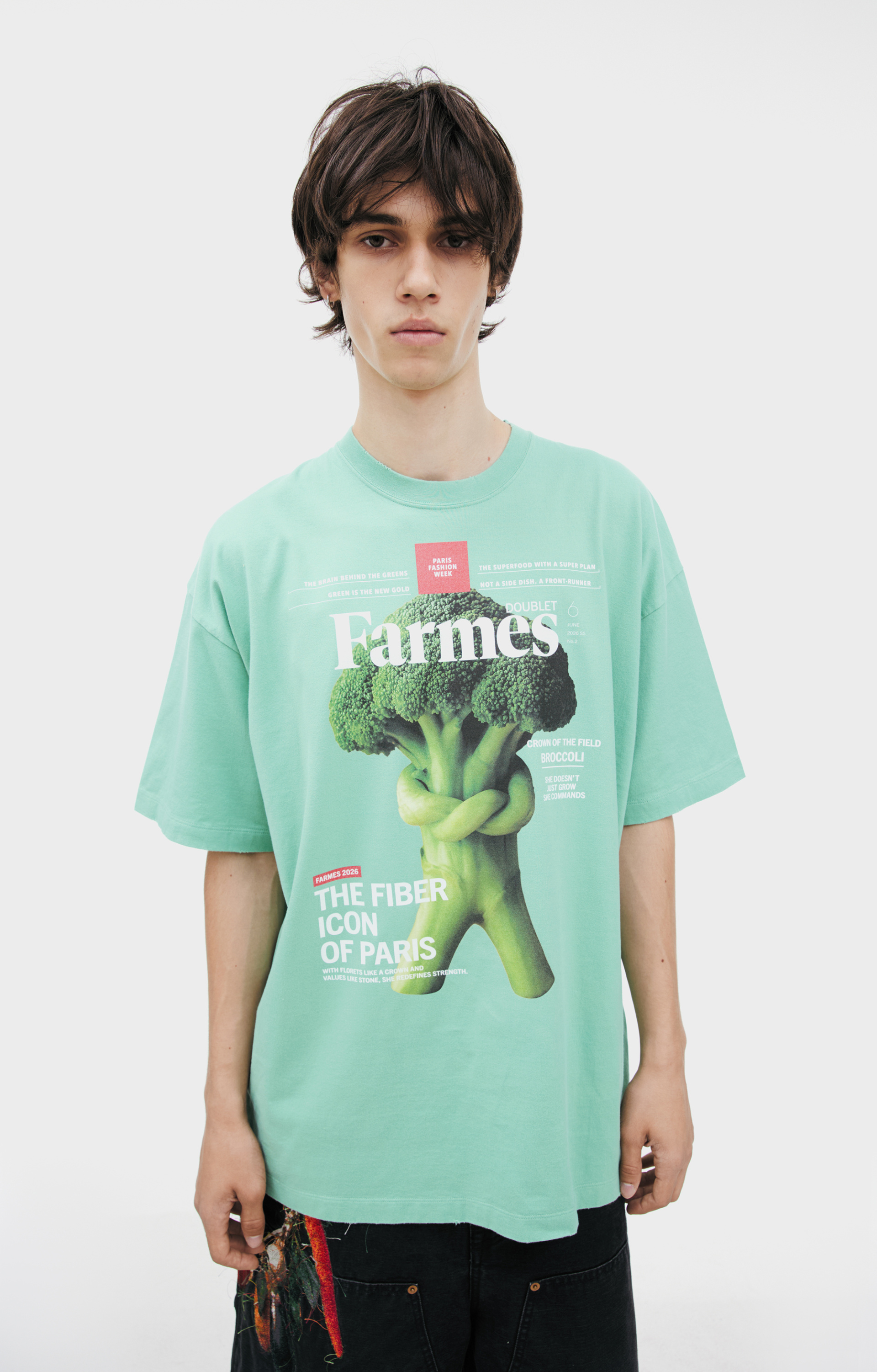 Doublet Green T-shirt with a print