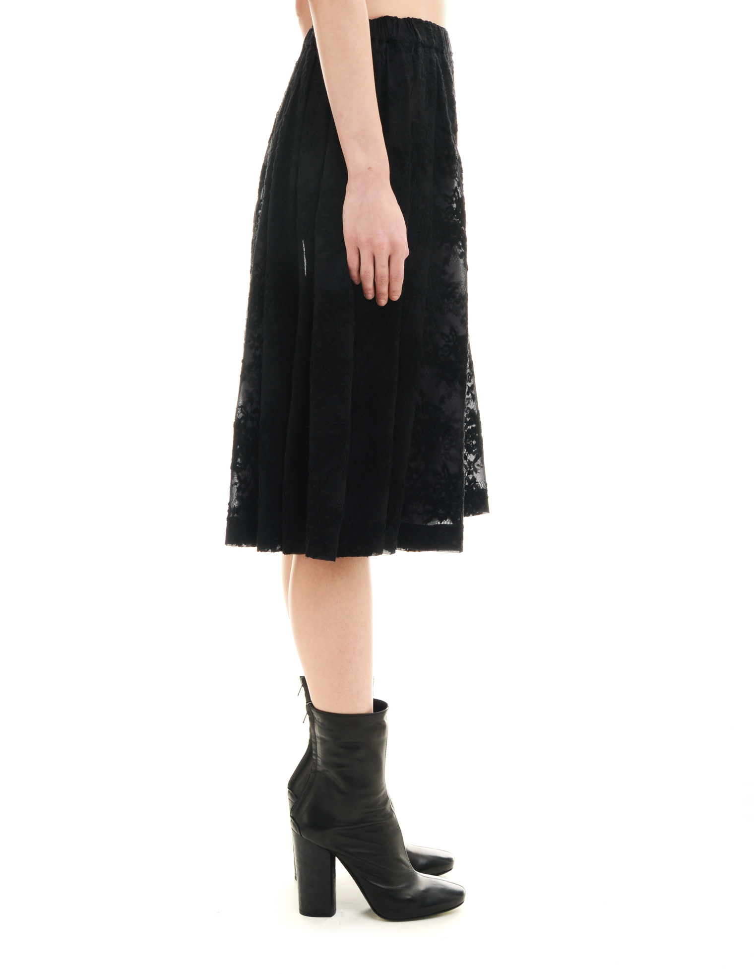 Comme des Garcons Юбка из шерсти и нейлона