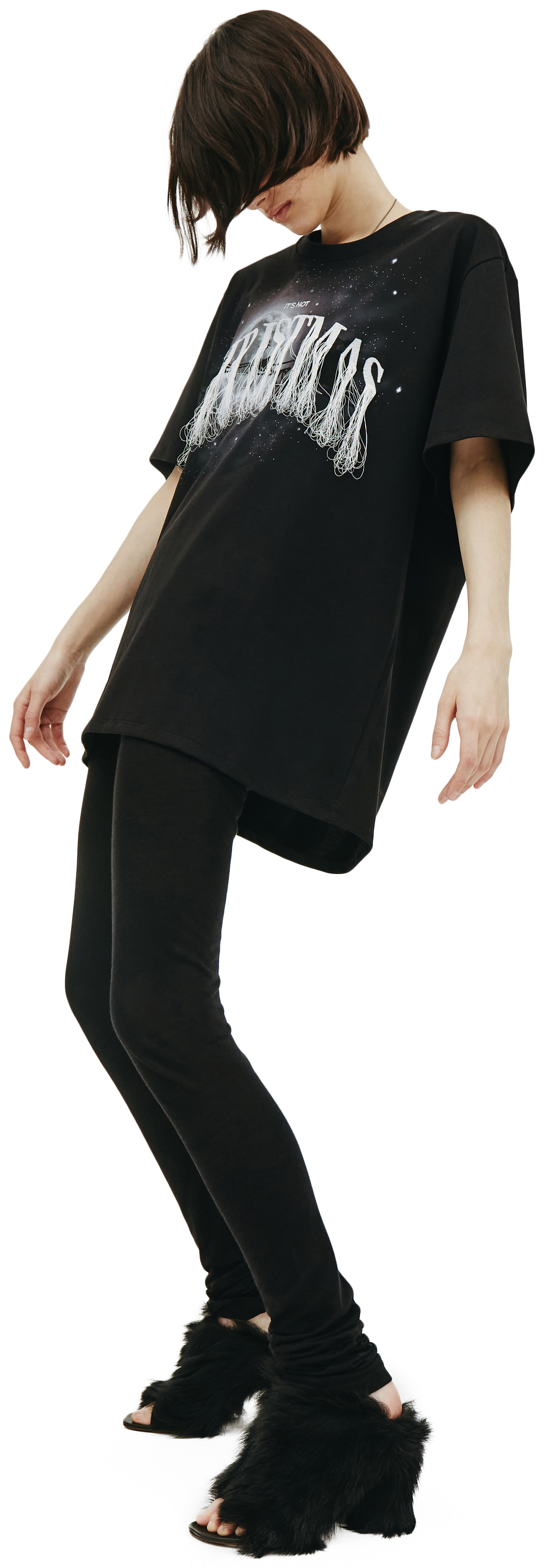 Doublet Black Embroidered Christmas T-shirt