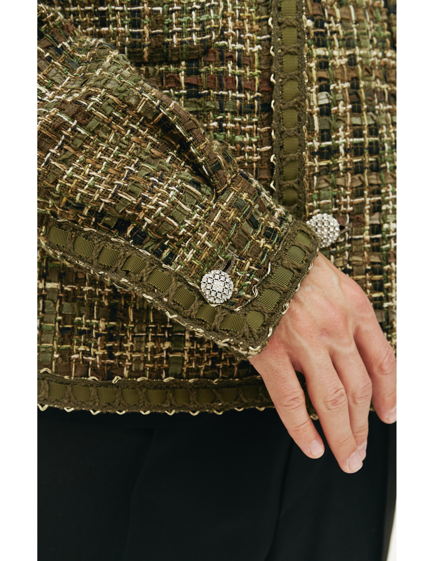 Buy Readymade women green tweed shirt for £7,740 online on SV77