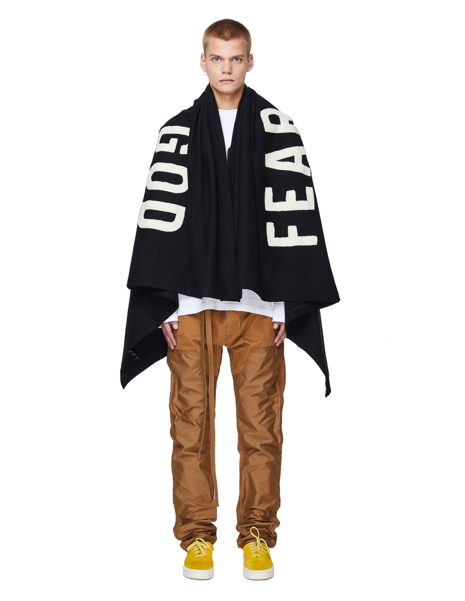 Fear of God Black Chenille Embroidered Throw