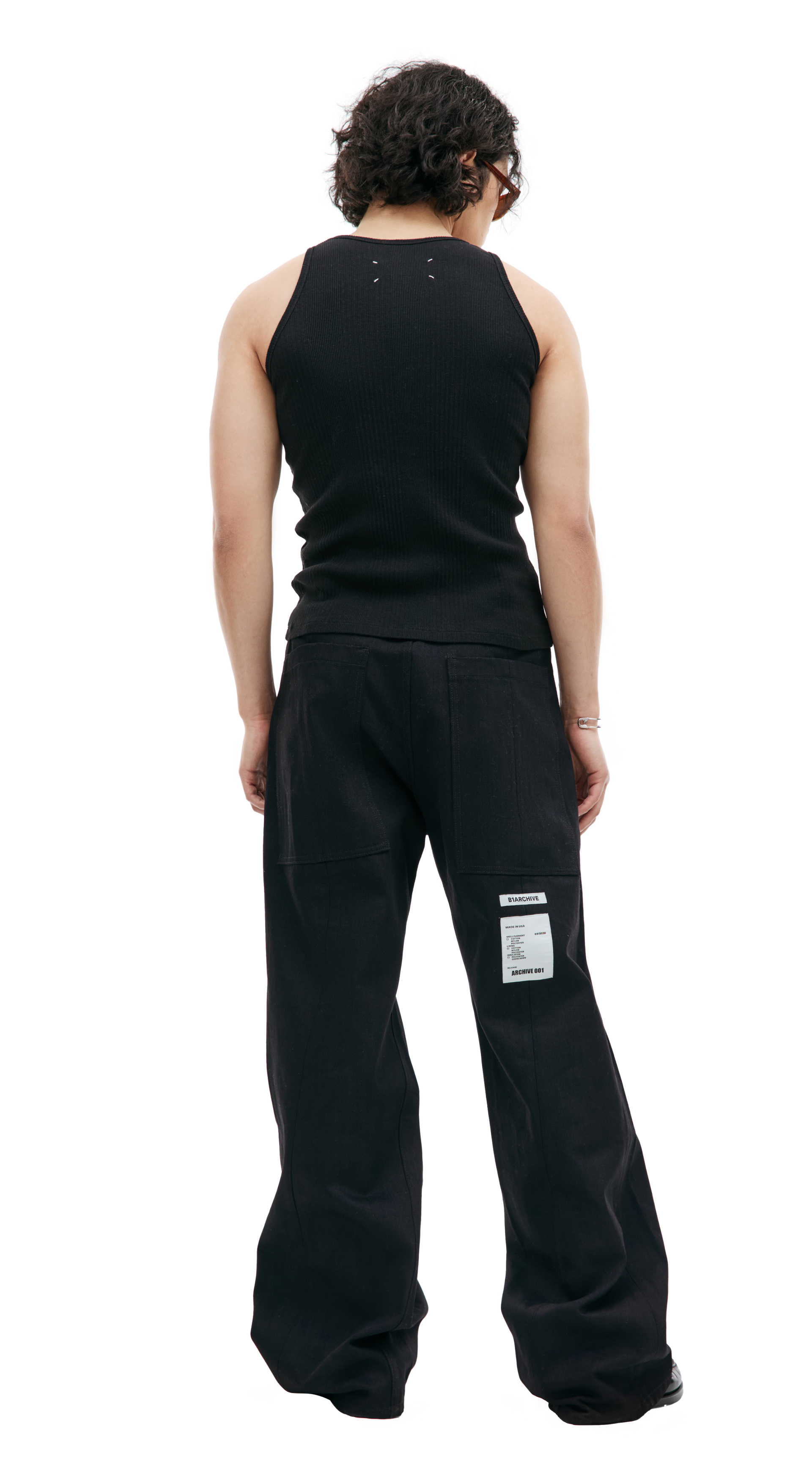 Maison Margiela Ribbed knit tank top