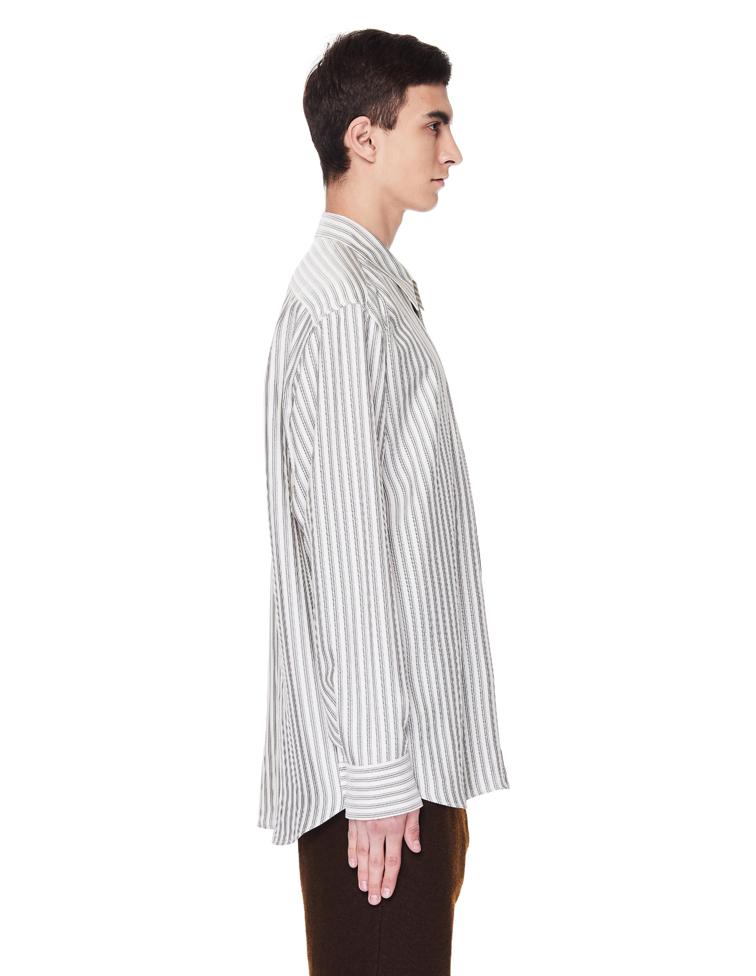 Jil Sander Beige Striped Shirt
