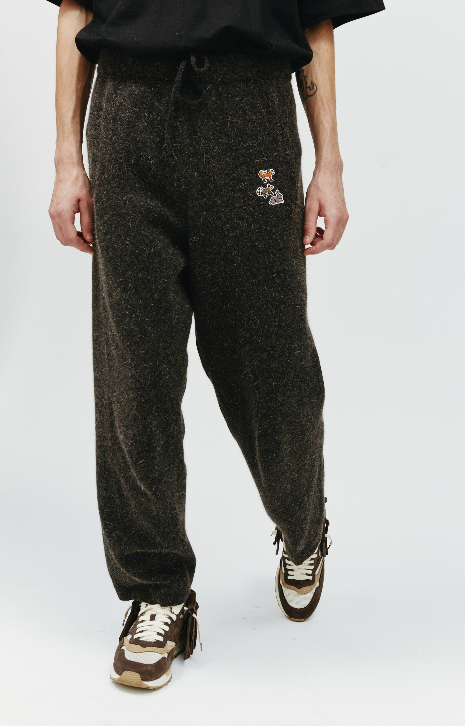 Doublet Wool sweatpants with charm