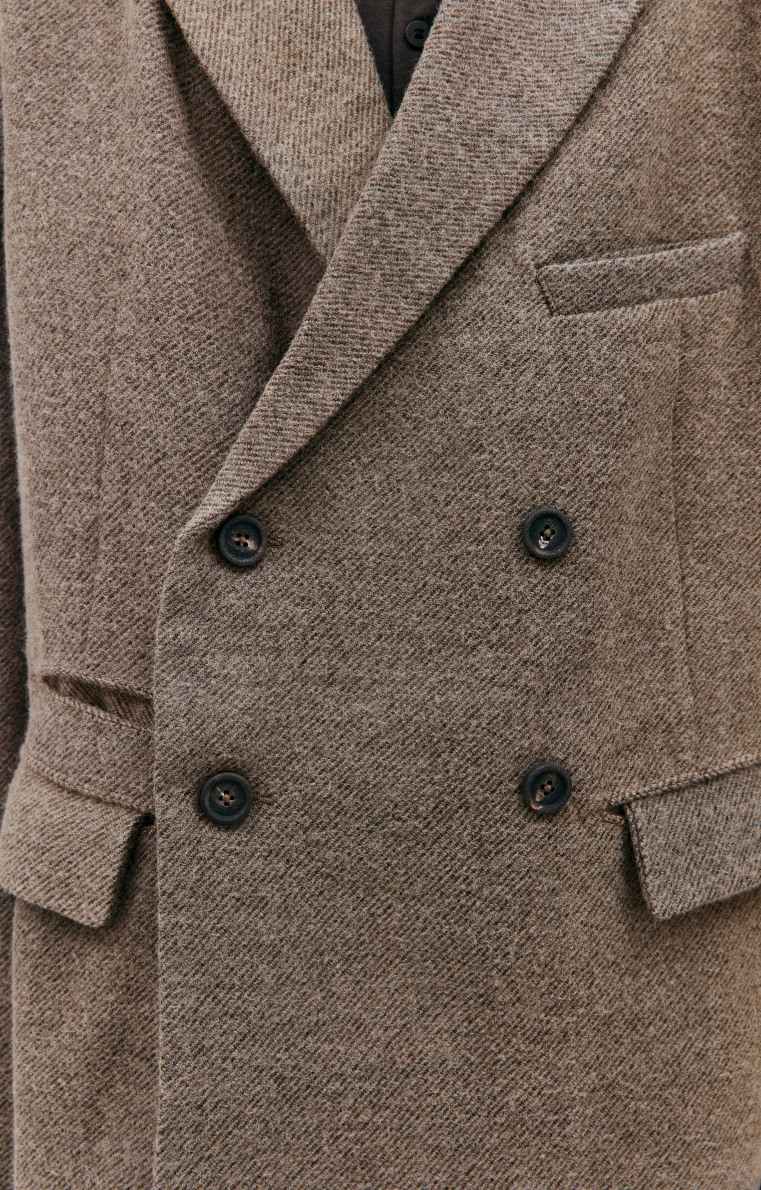 Ziggy Chen Double-breasted wool blazer