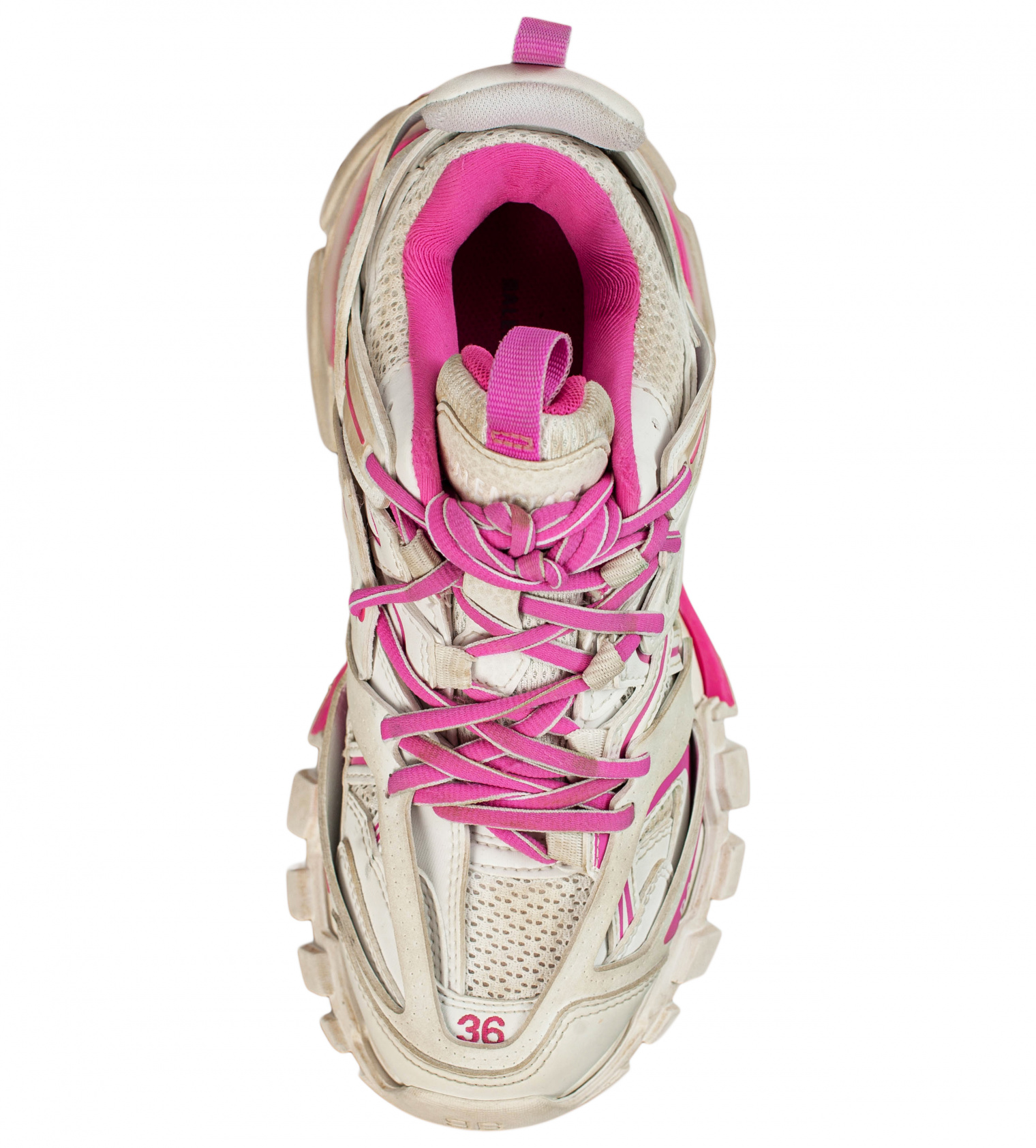 Balenciaga White&Pink Track Sneaker