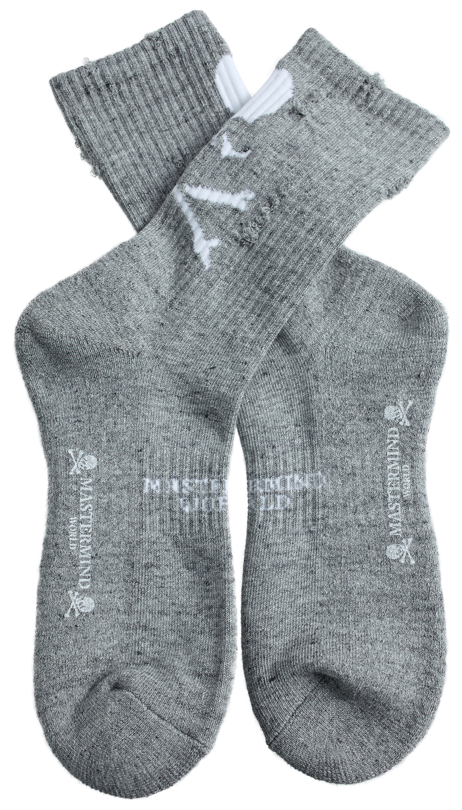 Mastermind WORLD Grey logo socks