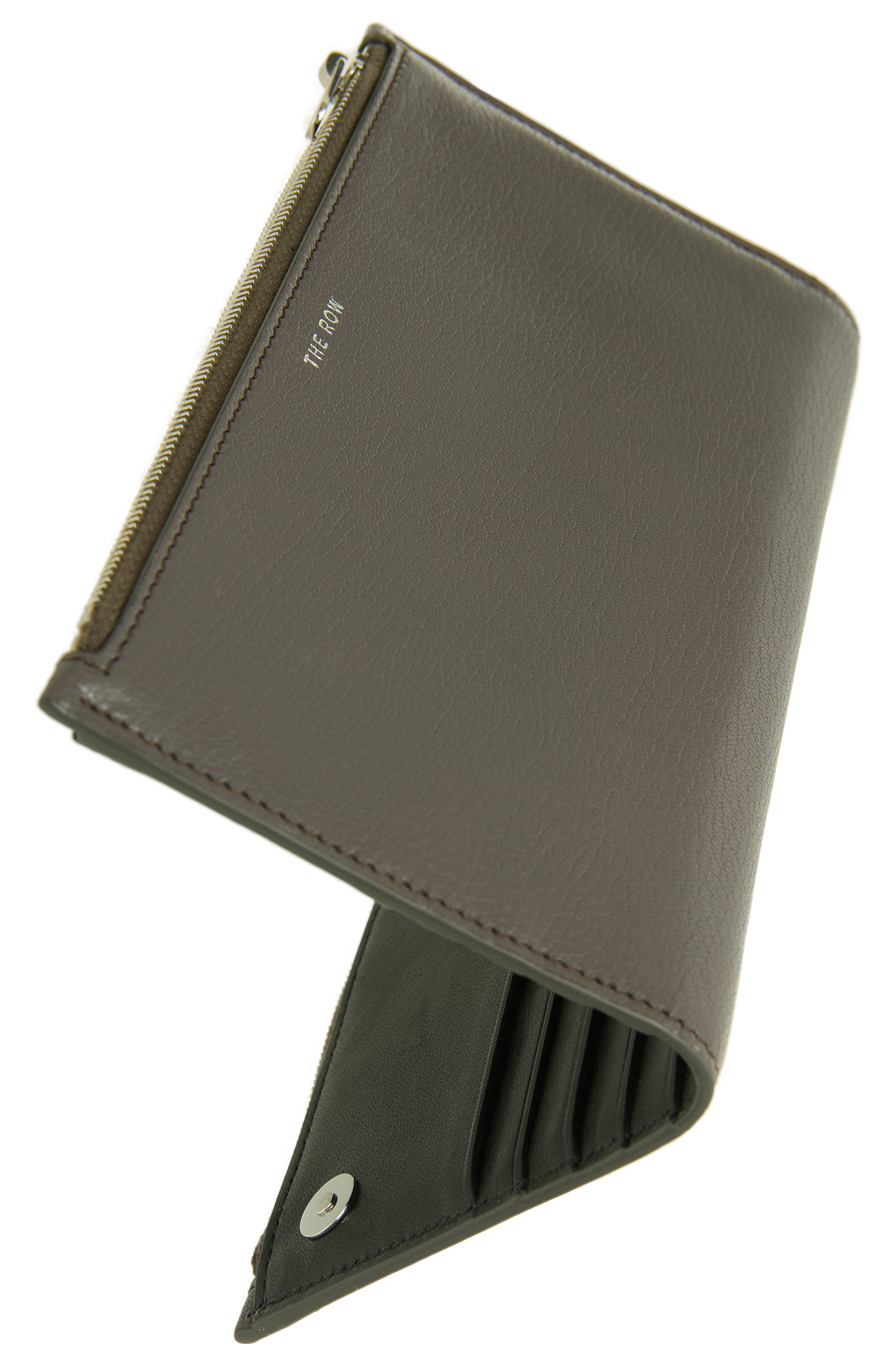 The Row Zippered leather wallet