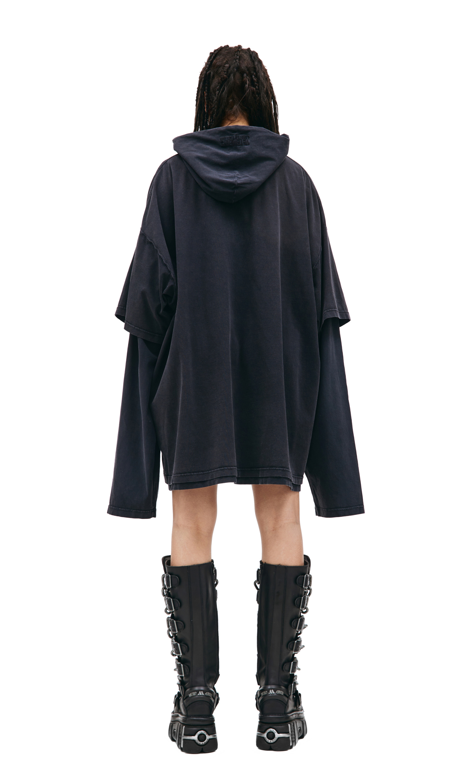 VETEMENTS \'Make earth cool\' hooded longsleeve