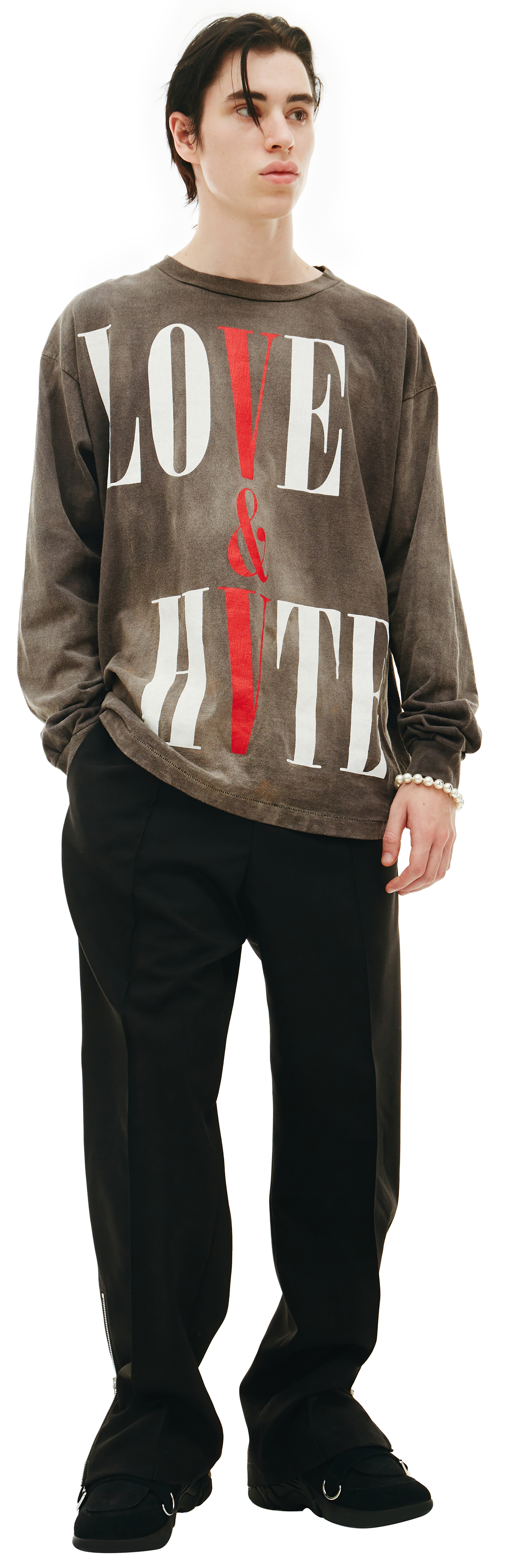 Saint Michael Vlone x Saint Michael printed longsleeve