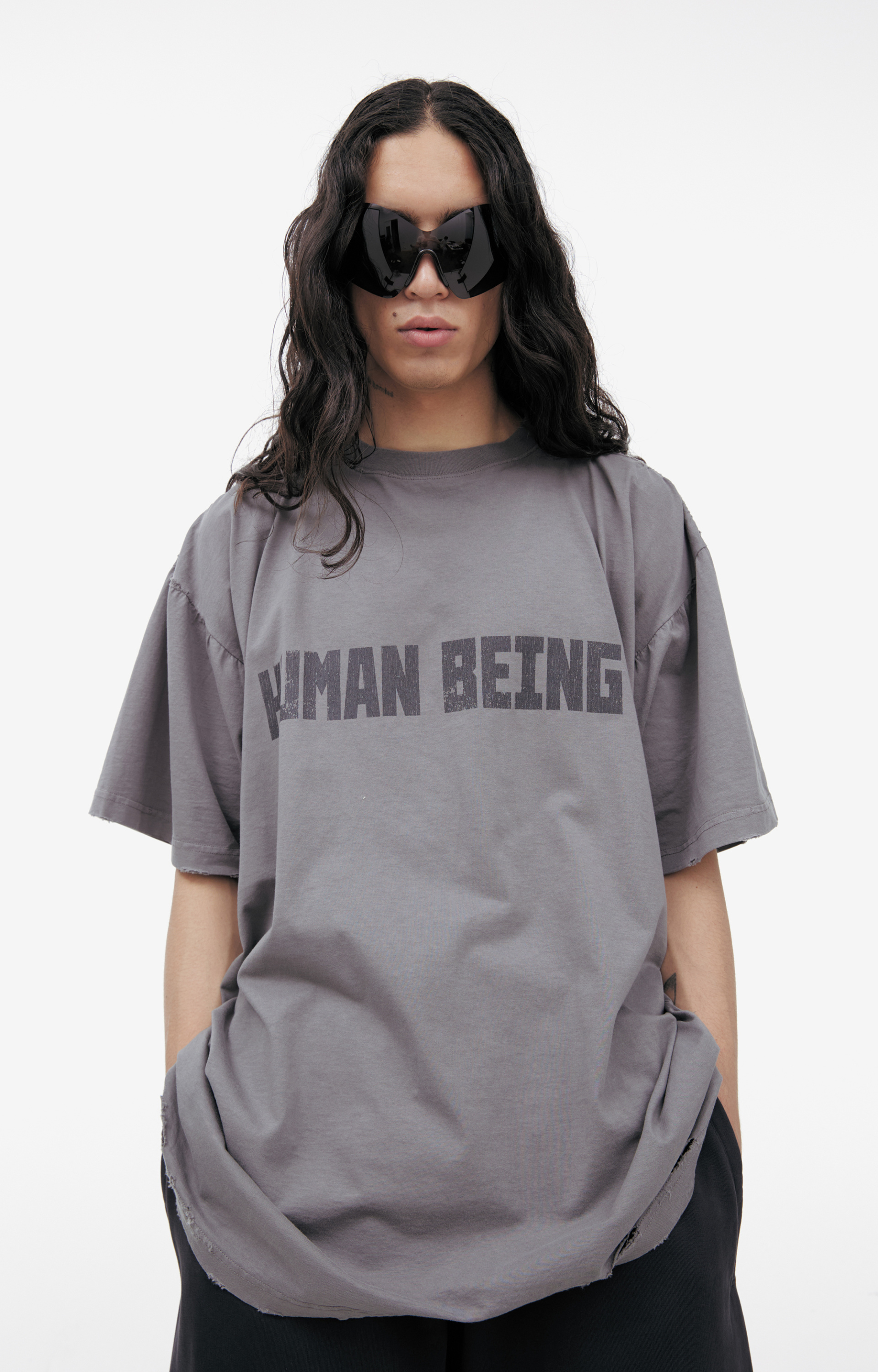 Balenciaga \'human being\' t-shirt