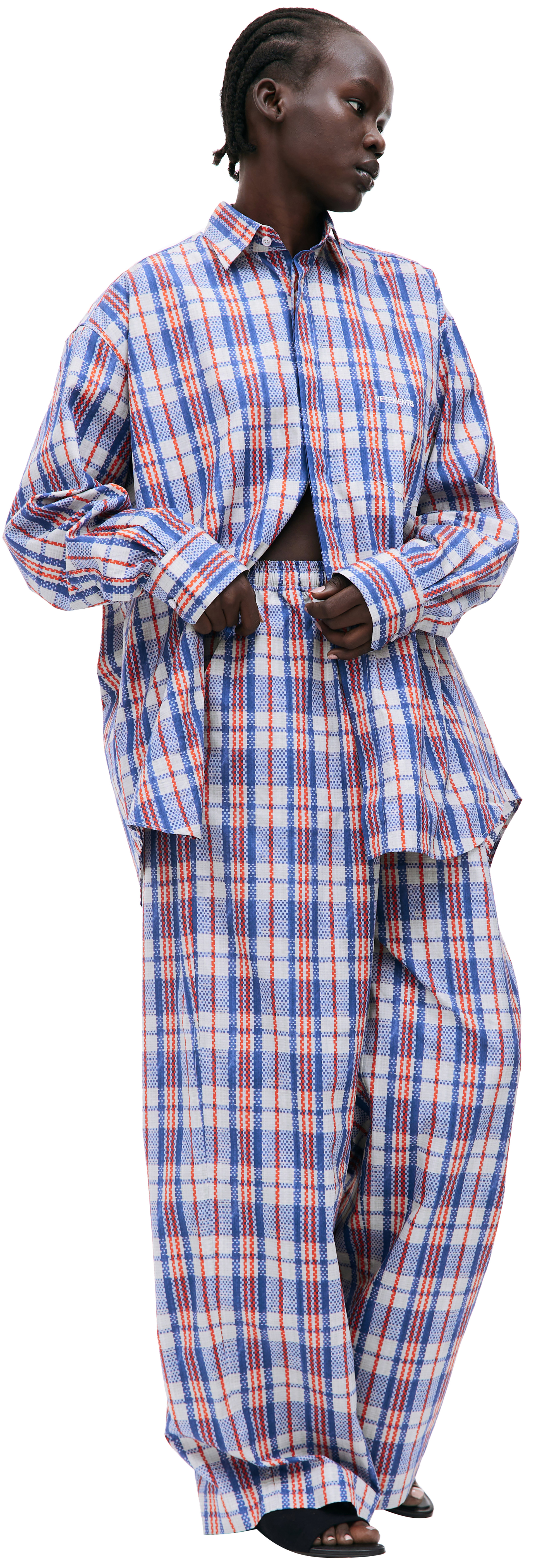VETEMENTS Checked trousers