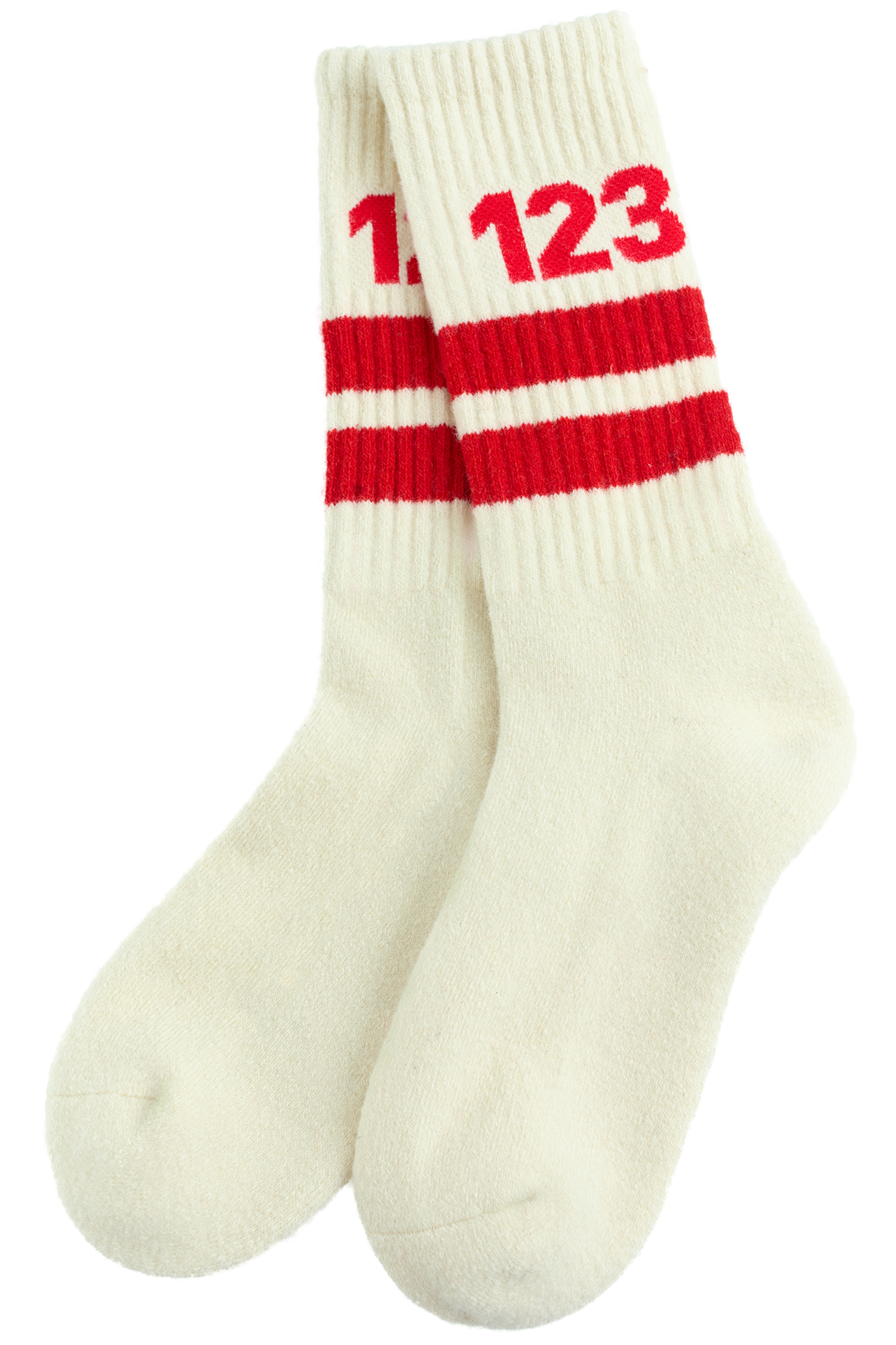 RRR123 White Logo Socks