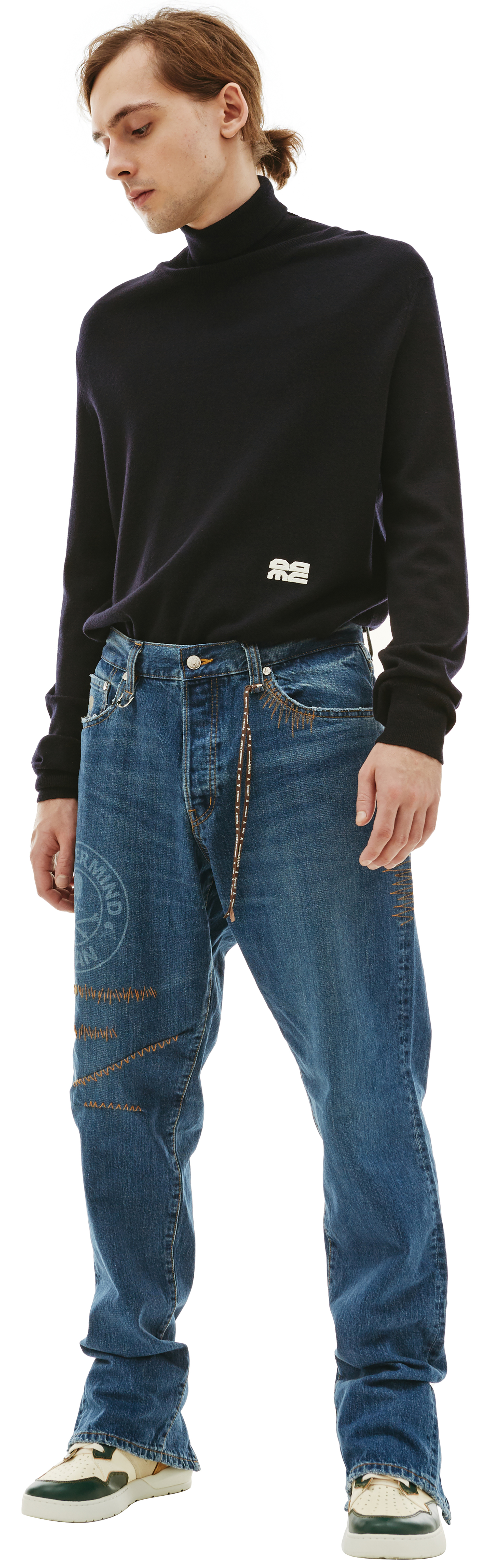 Mastermind WORLD Tapered indigo jeans