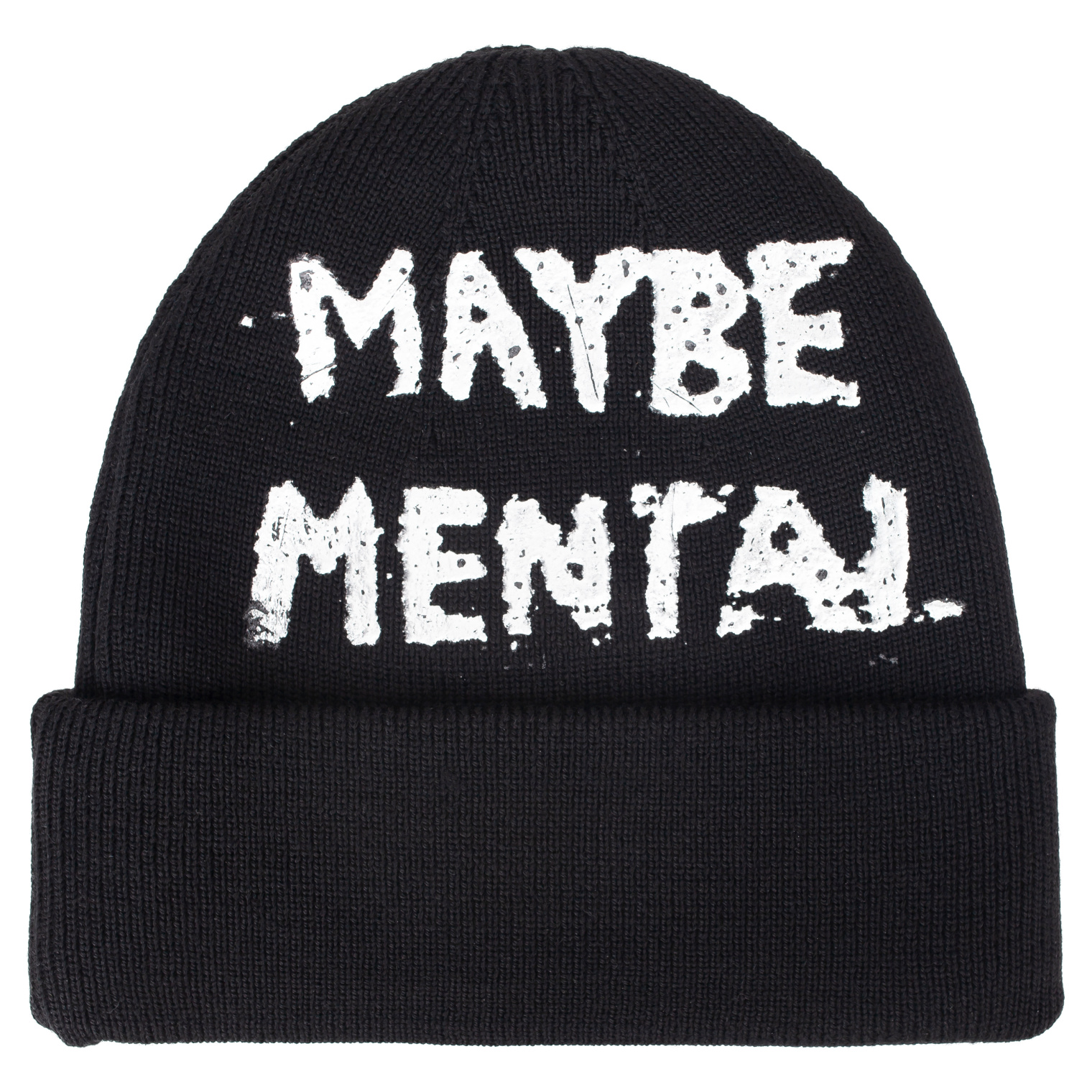 VETEMENTS Black wool beanie