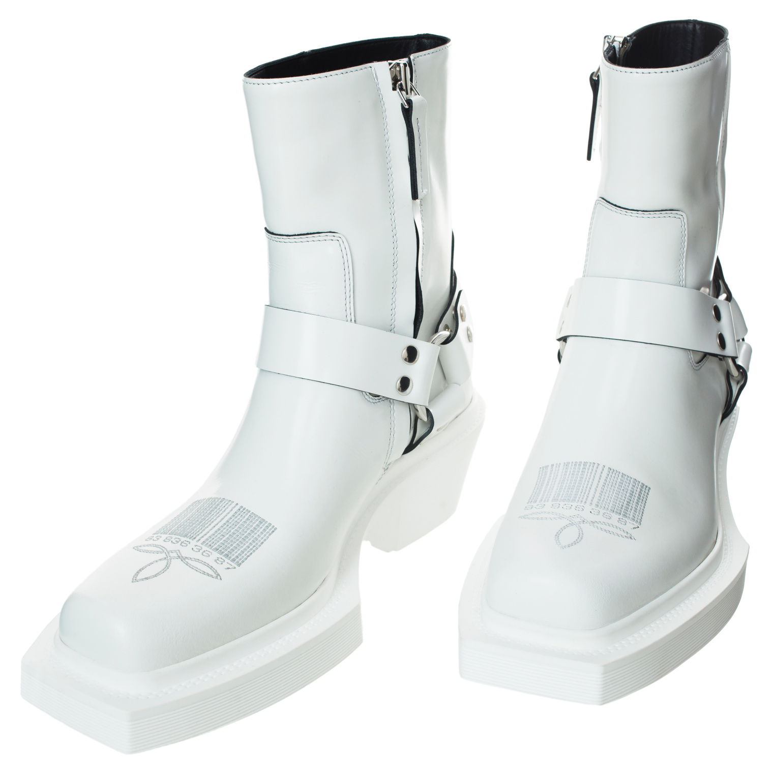 VTMNTS Leather Cowboy Ankle Boots