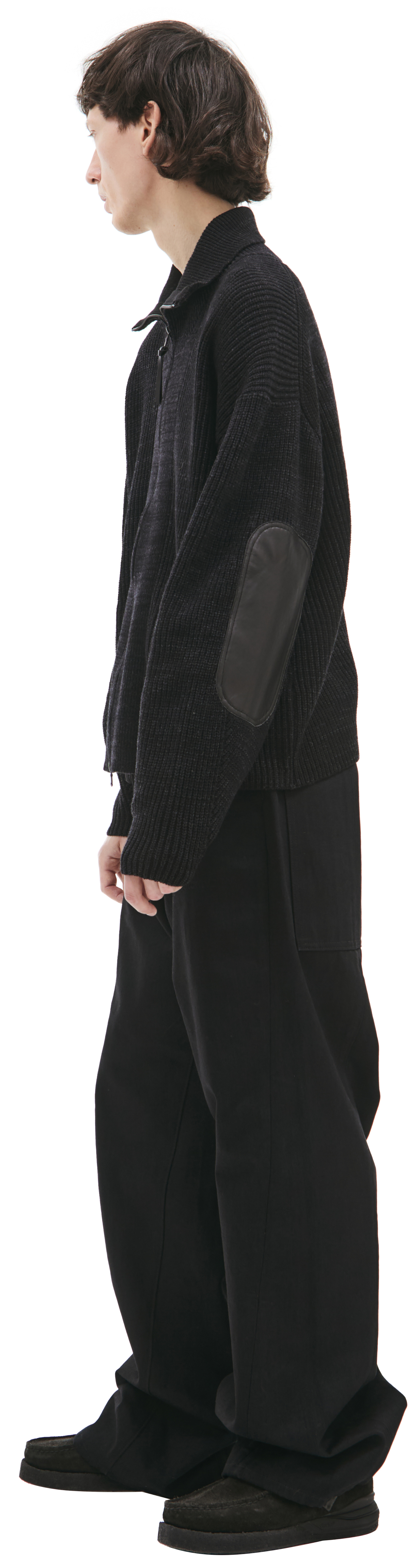 The Viridi-Anne Wool sweater with zipper