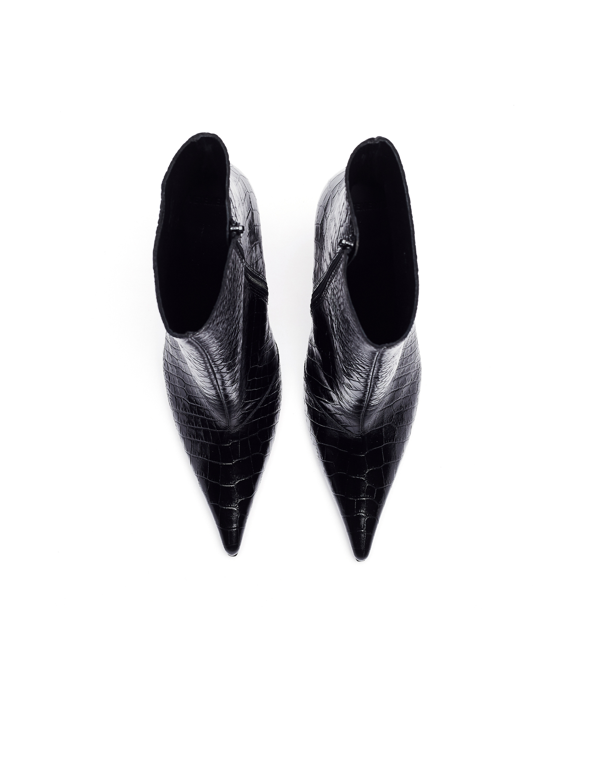 VETEMENTS Black Bottle Opener Ankle Boots