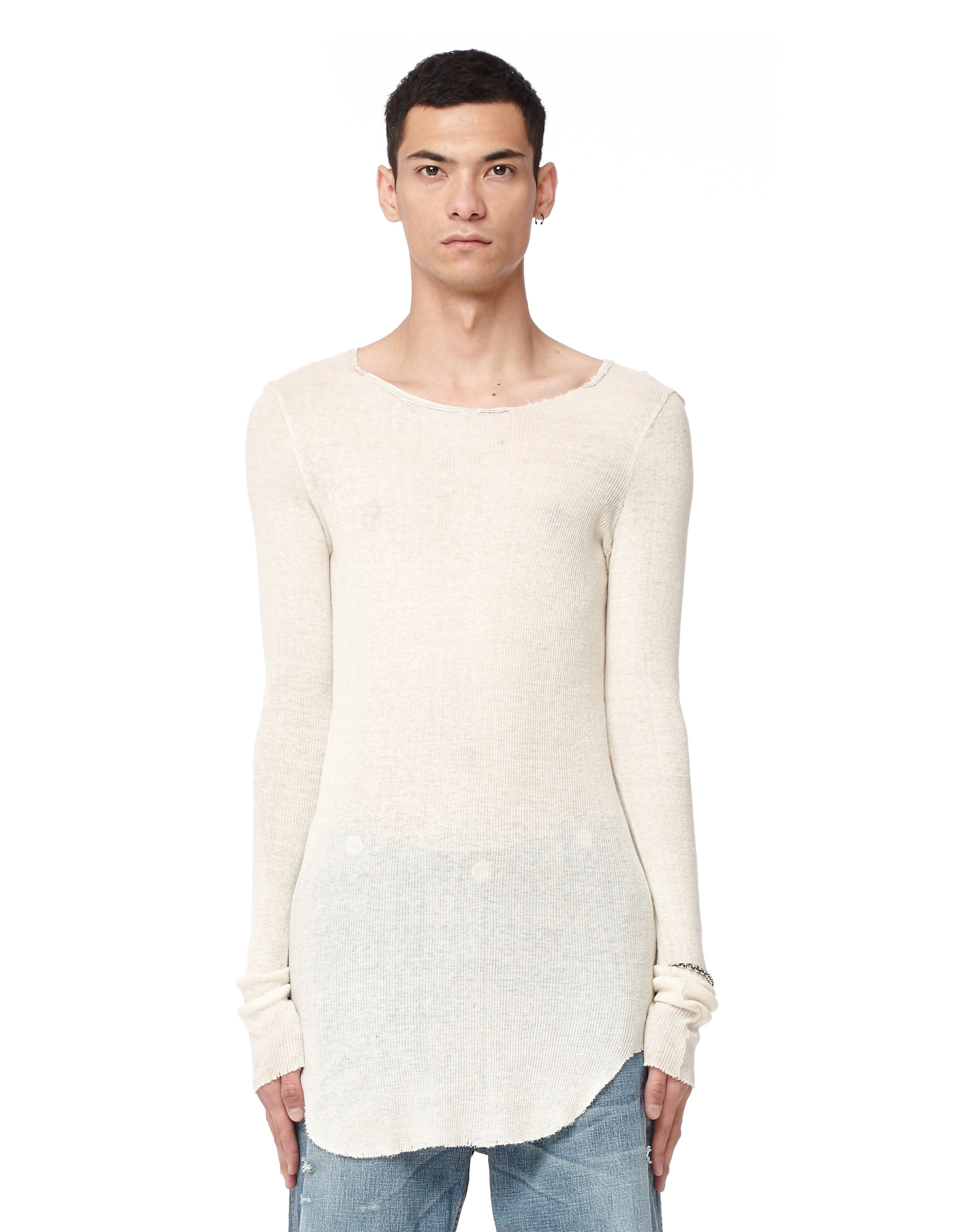 If Six Was Nine Cotton and angora long sleeve t-shirt