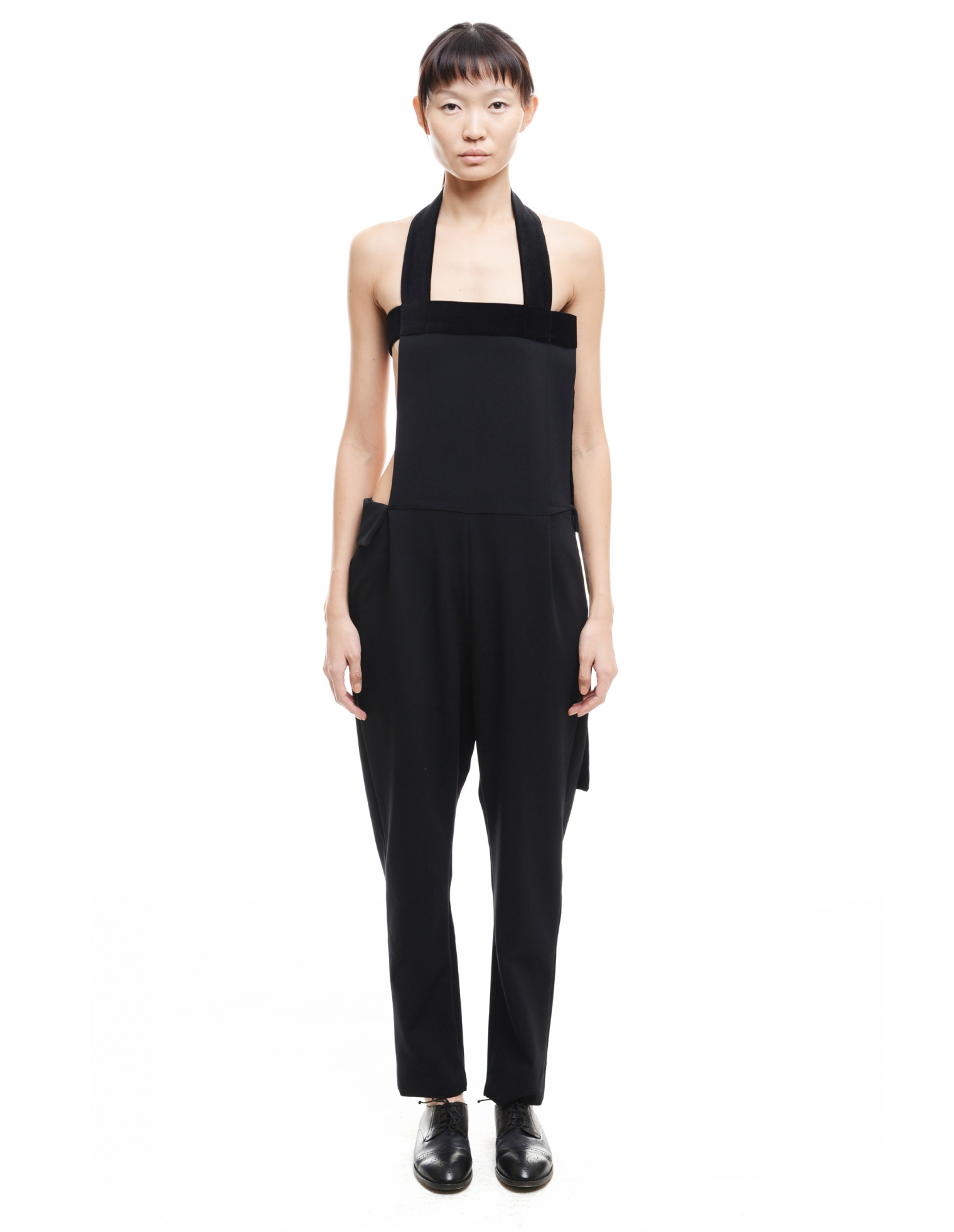 Damir Doma Polyester and velvet jumpsuit