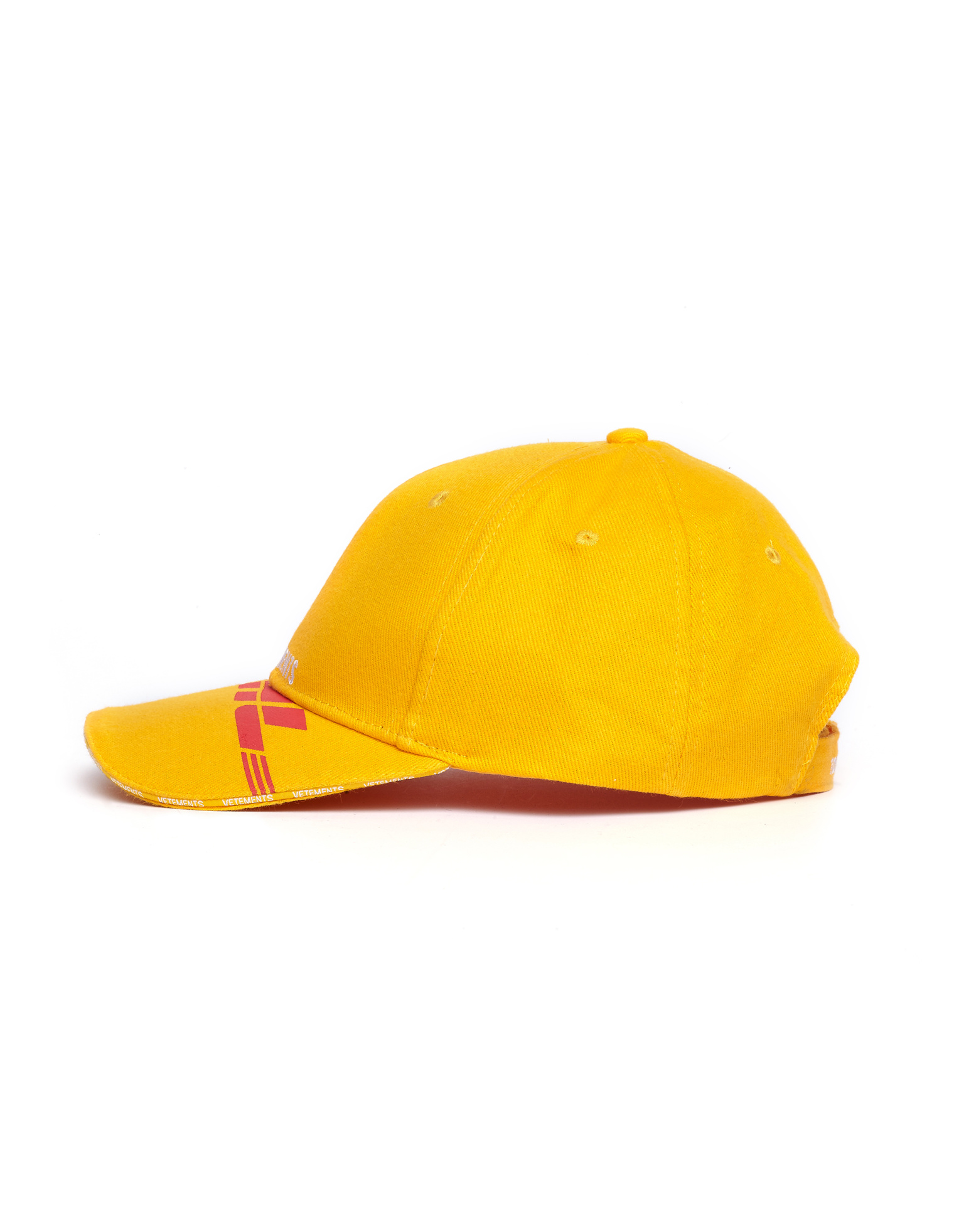 VETEMENTS Yellow DHL Cotton Cap